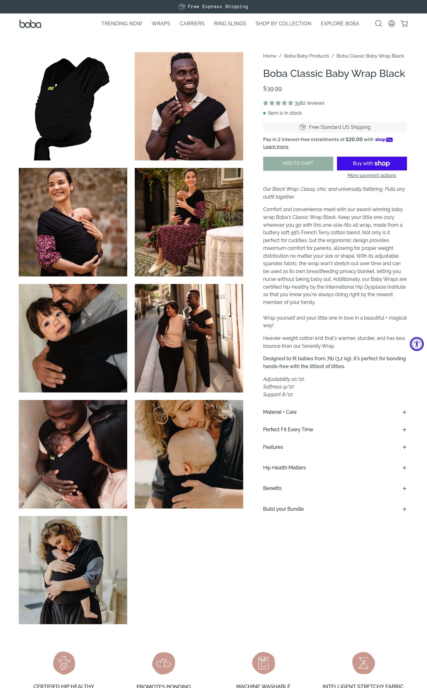Boba Inc. page