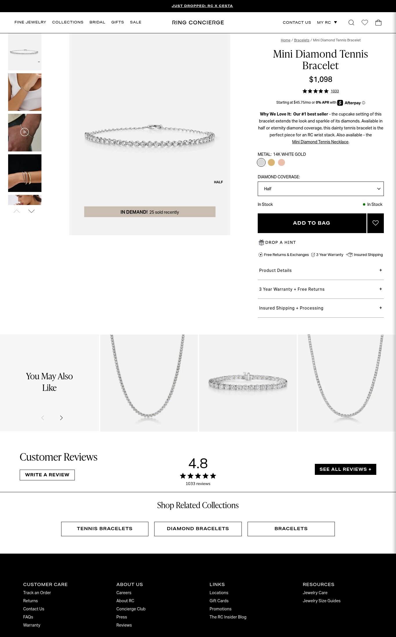 Ring Concierge page