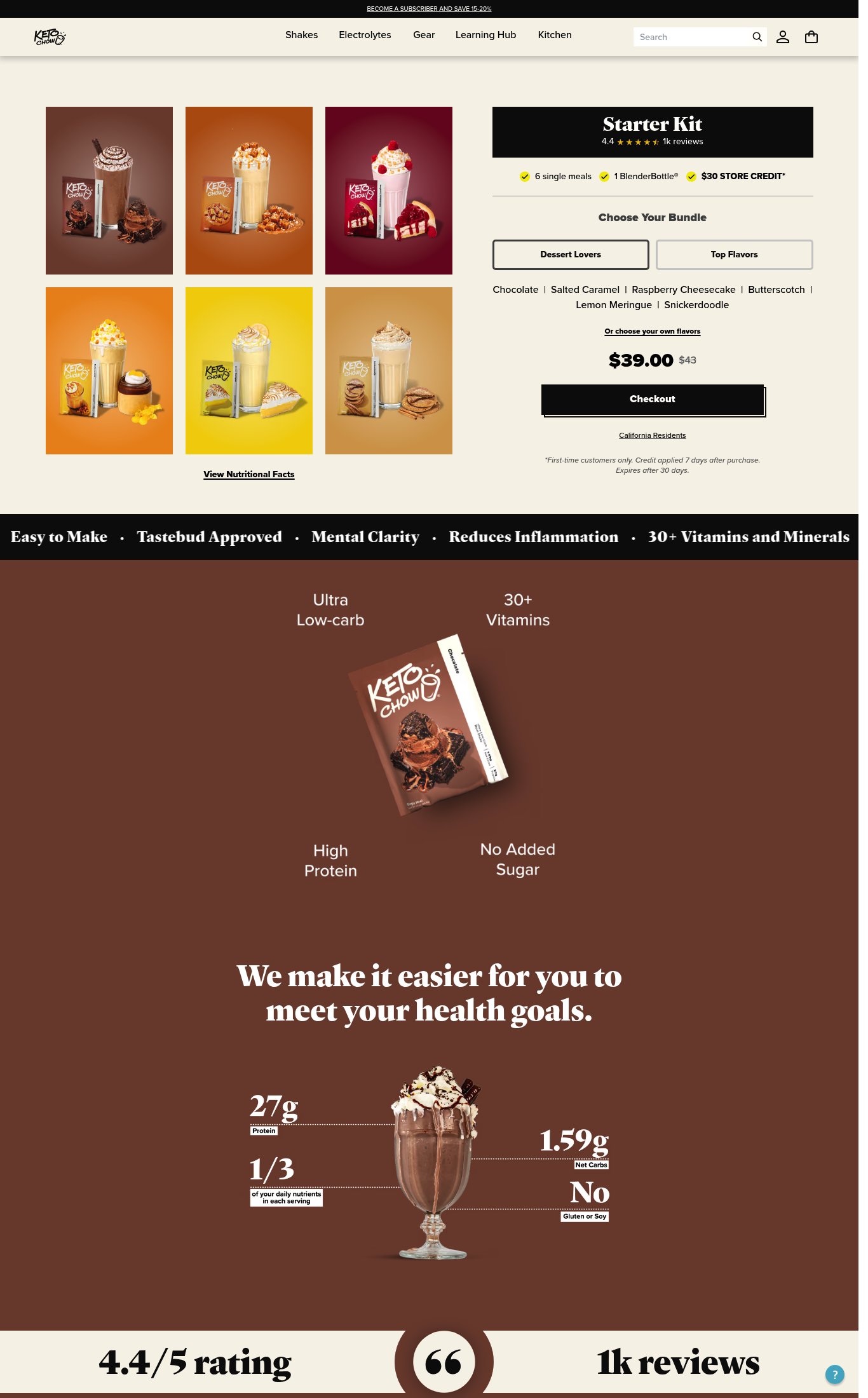 Keto Chow page