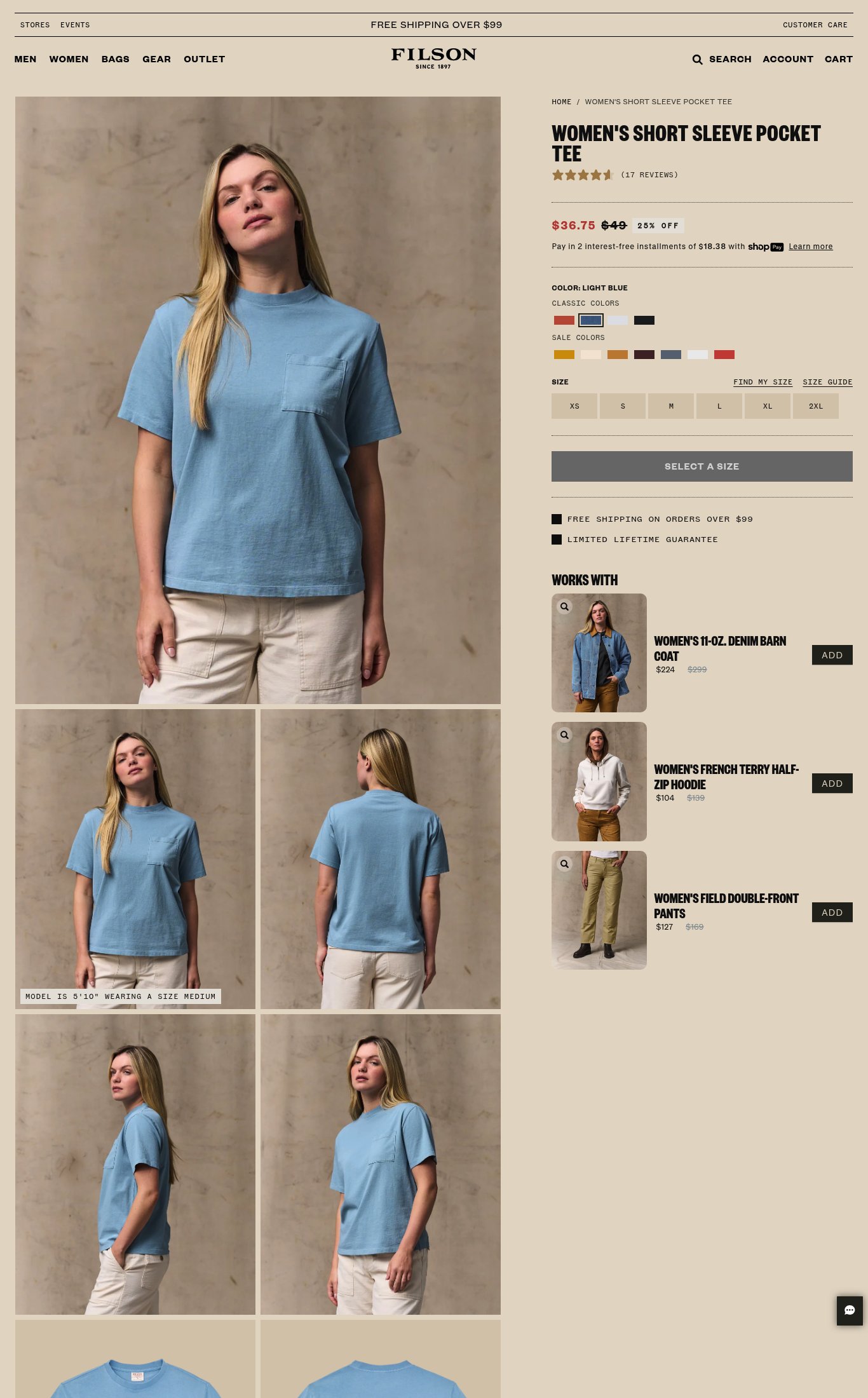 Filson page