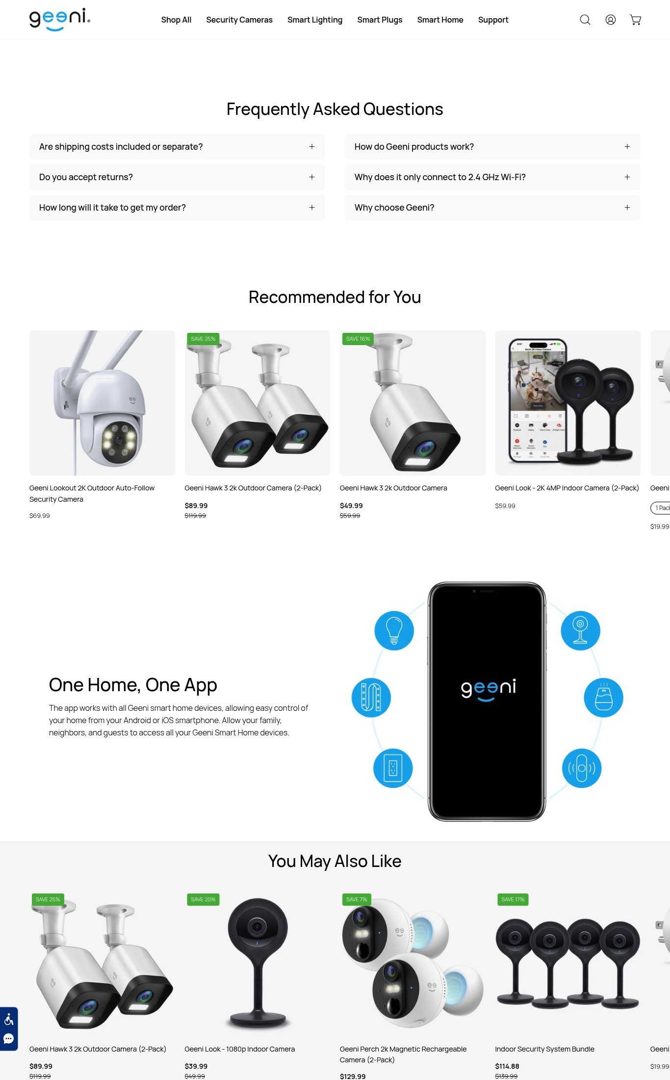 Geeni Smarthome page