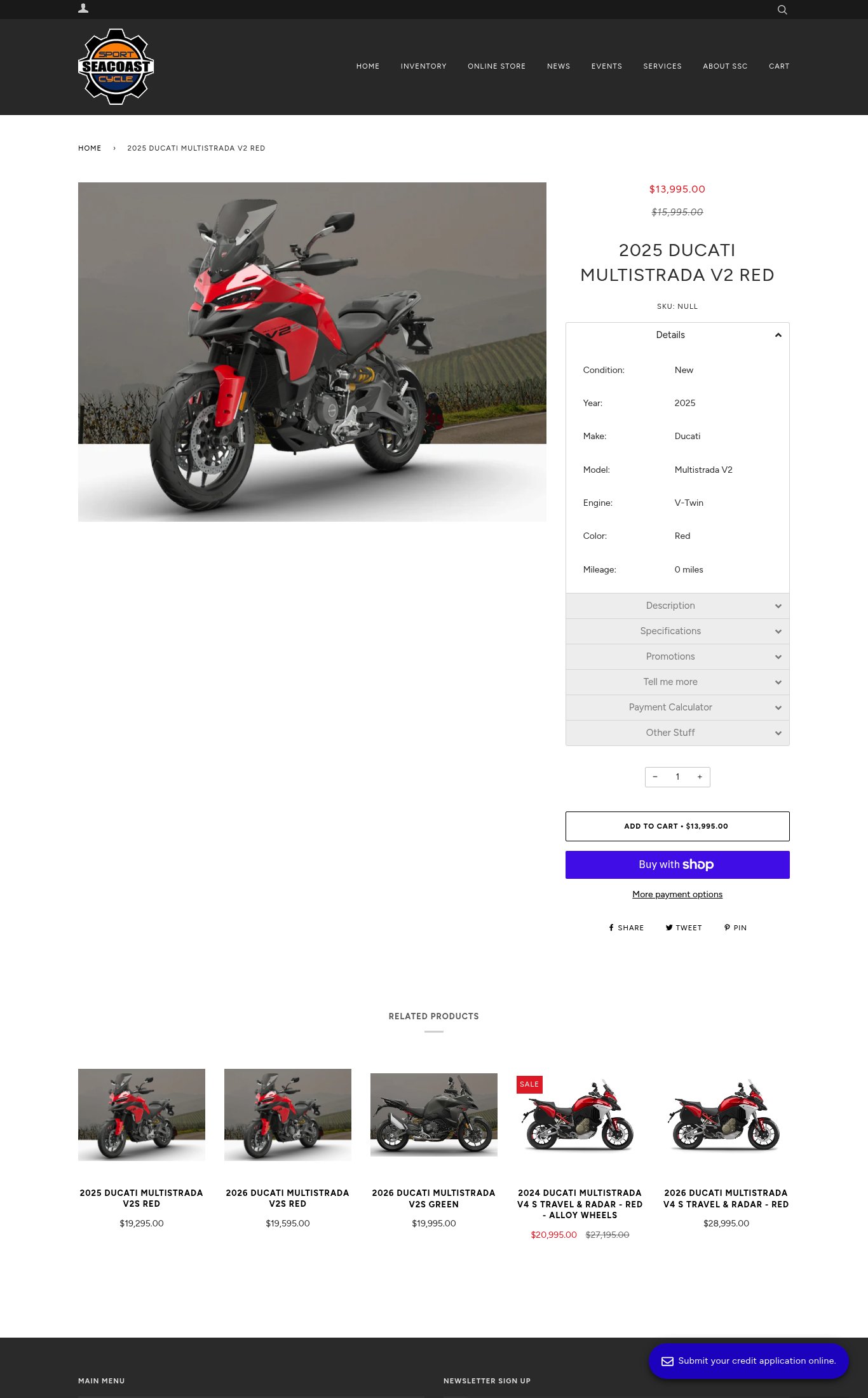 Seacoast Sport Cycle page