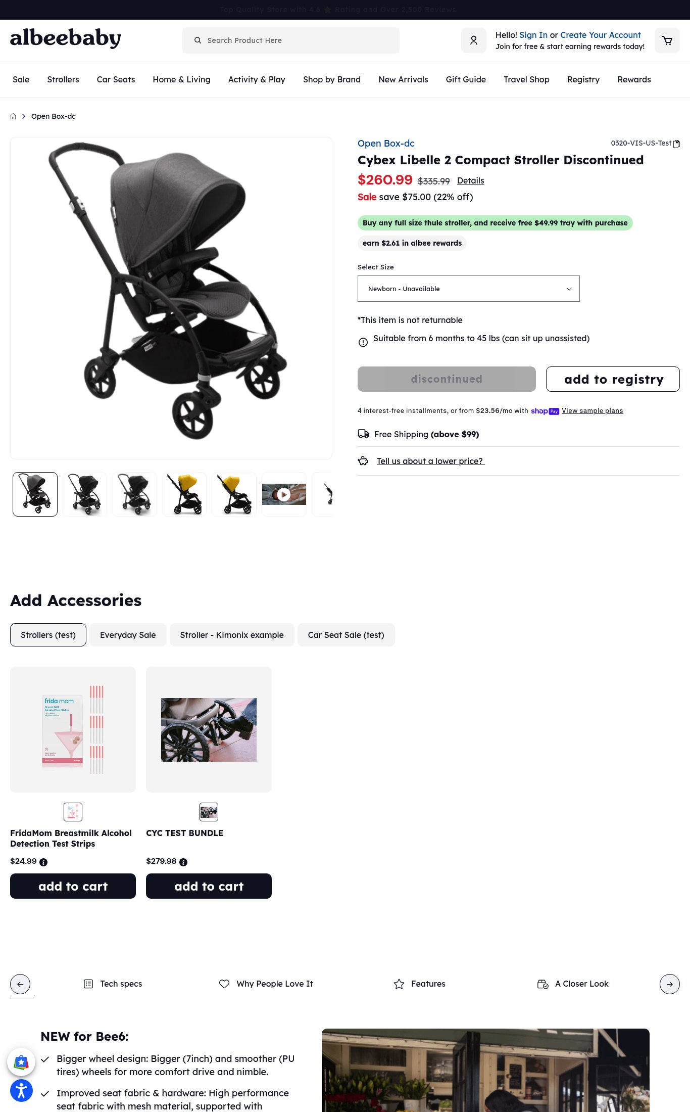 Albee Baby page