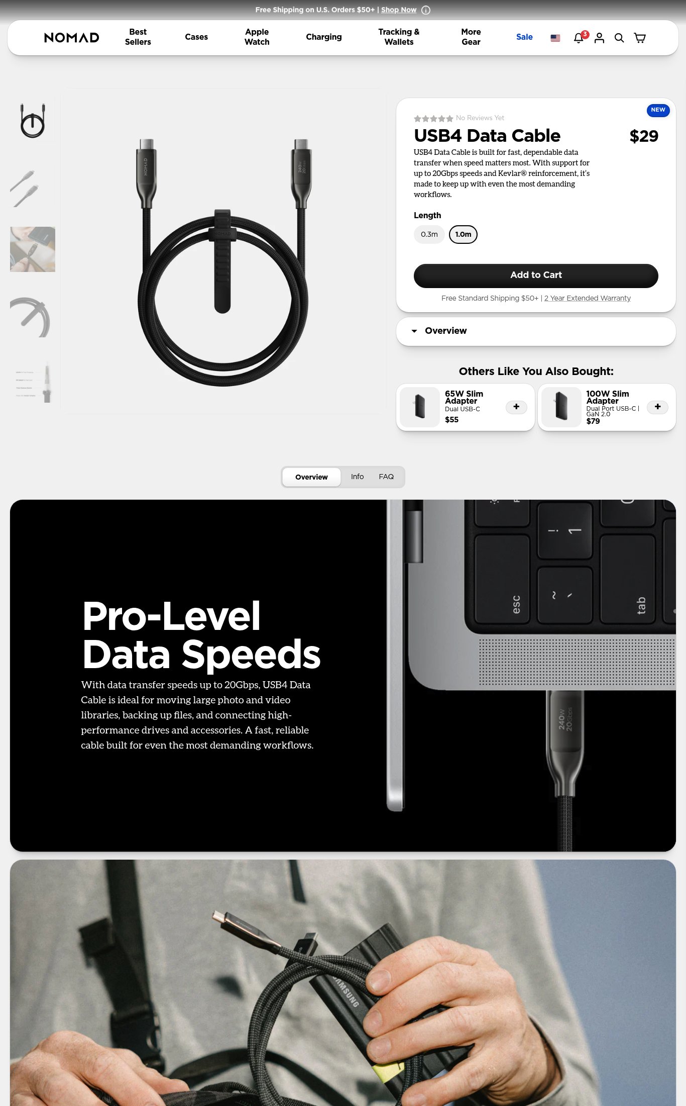 NOMAD Goods page