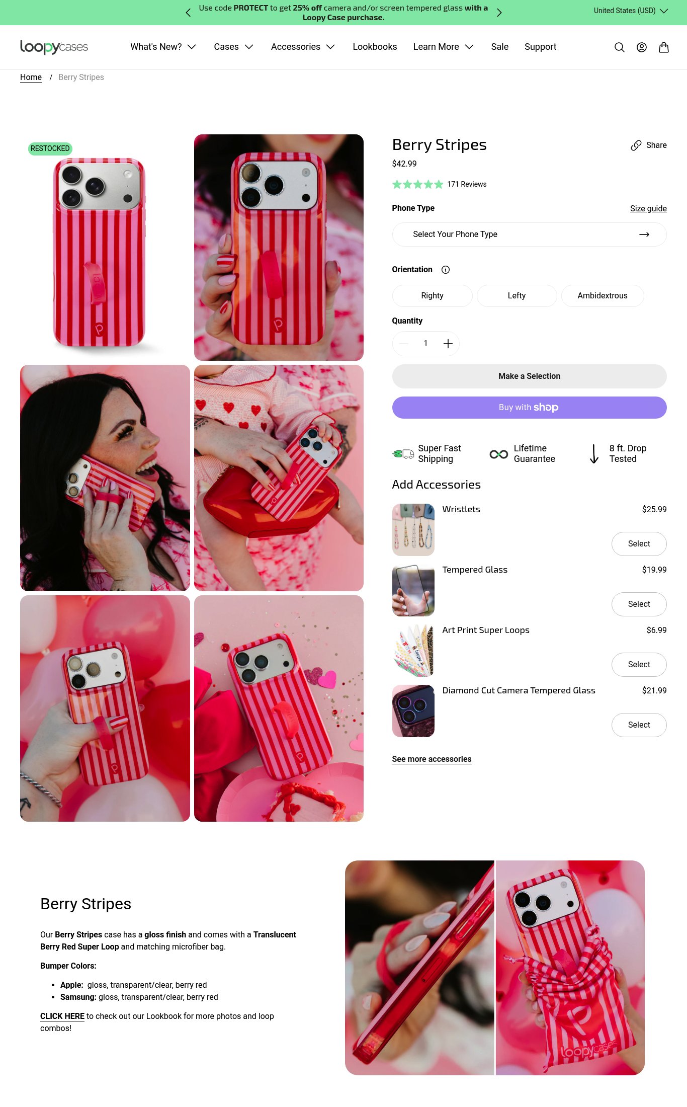Loopy Cases page