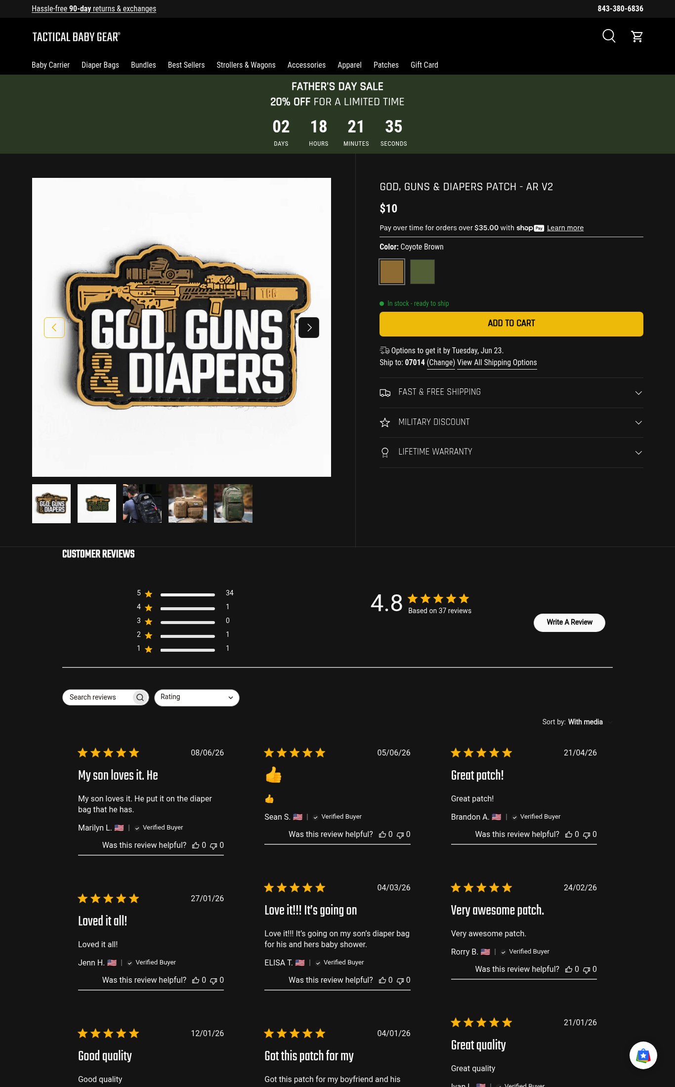 Tactical Baby Gear page