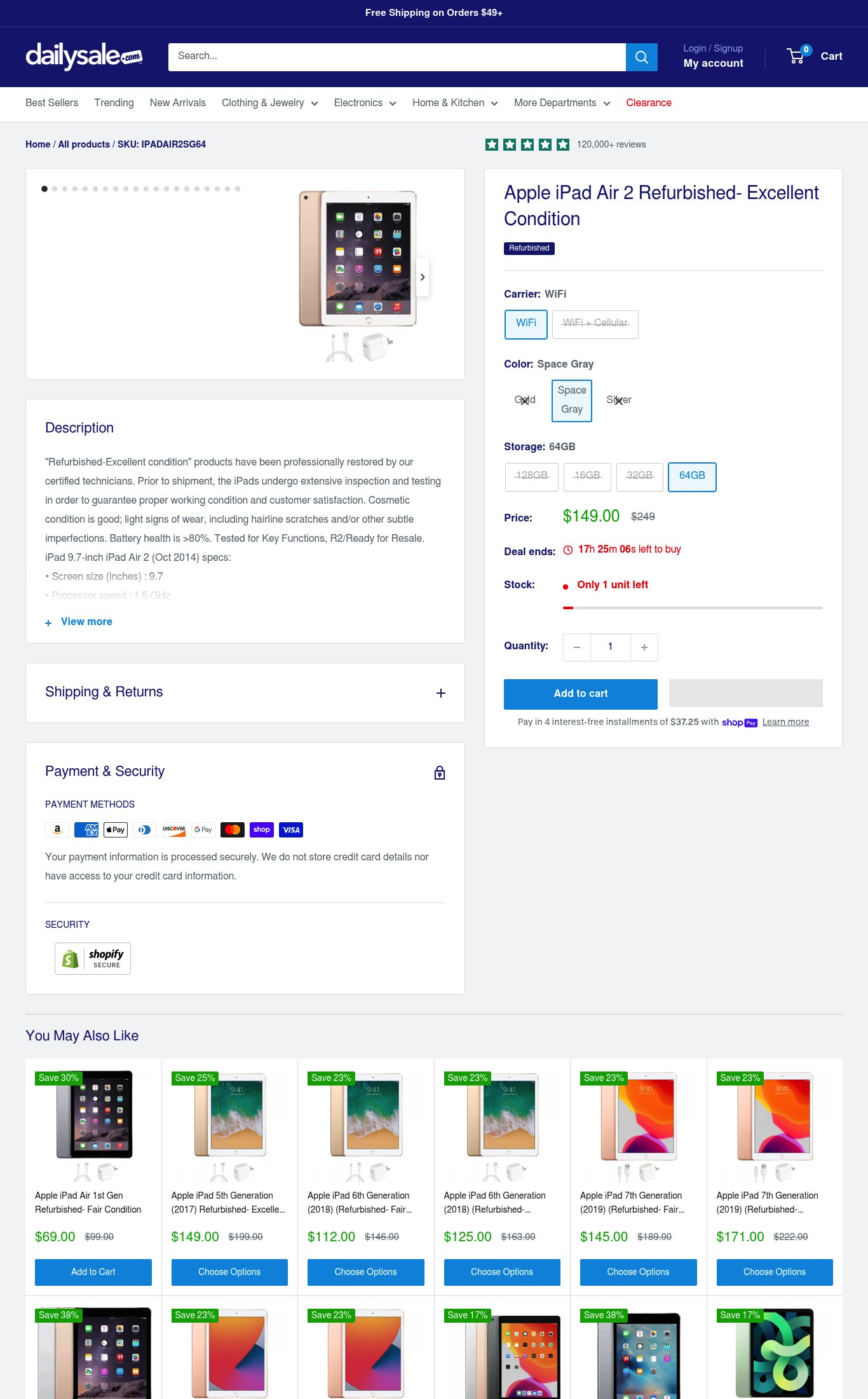 DailySale page