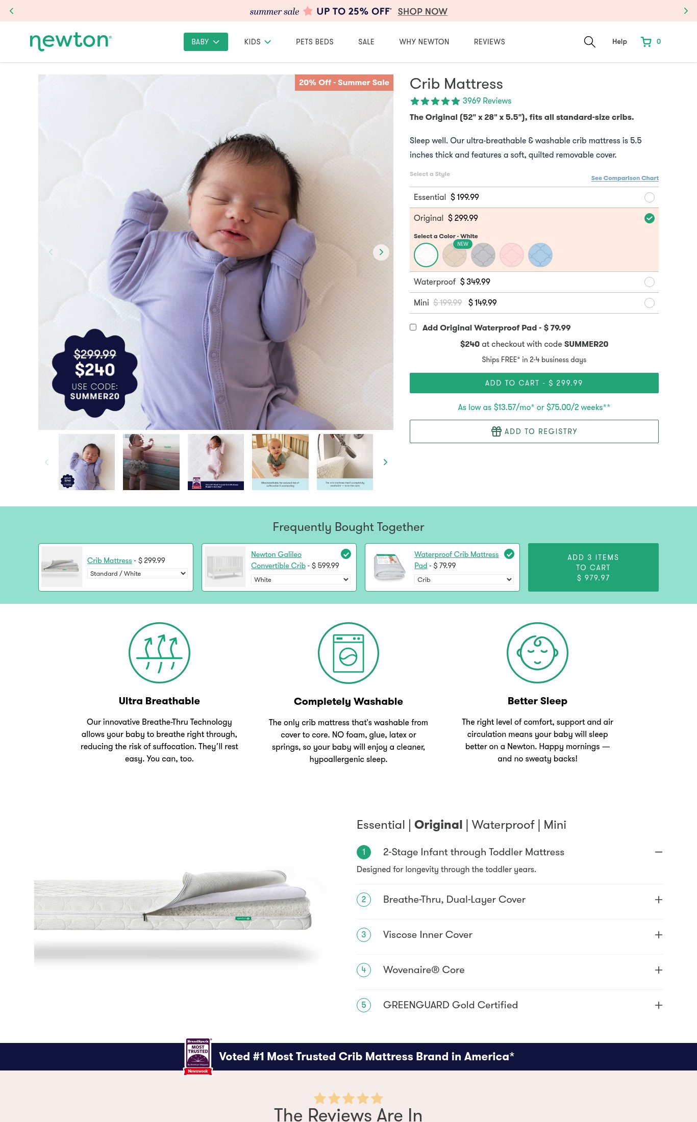 Newton Baby page