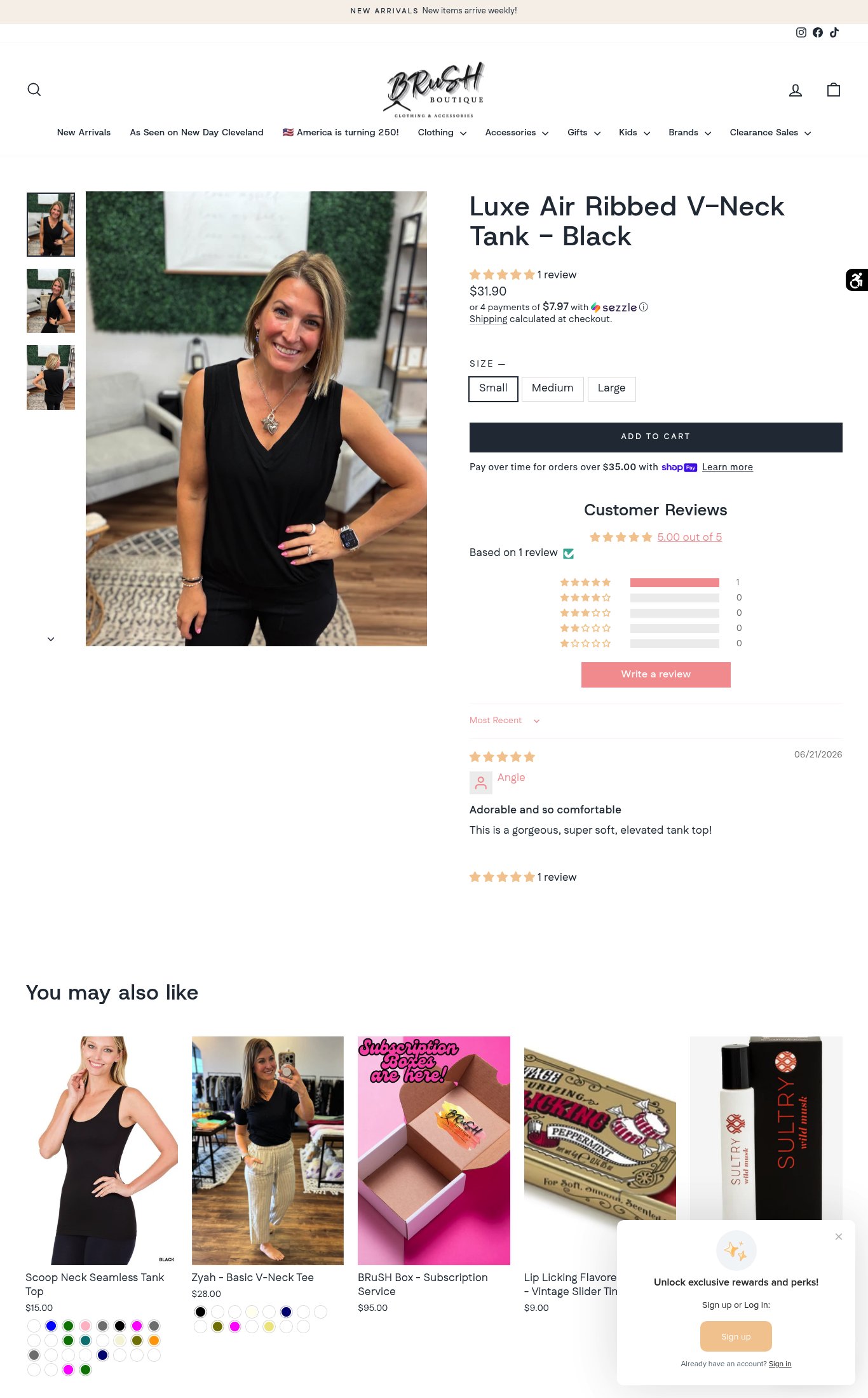 The Brush Boutique page