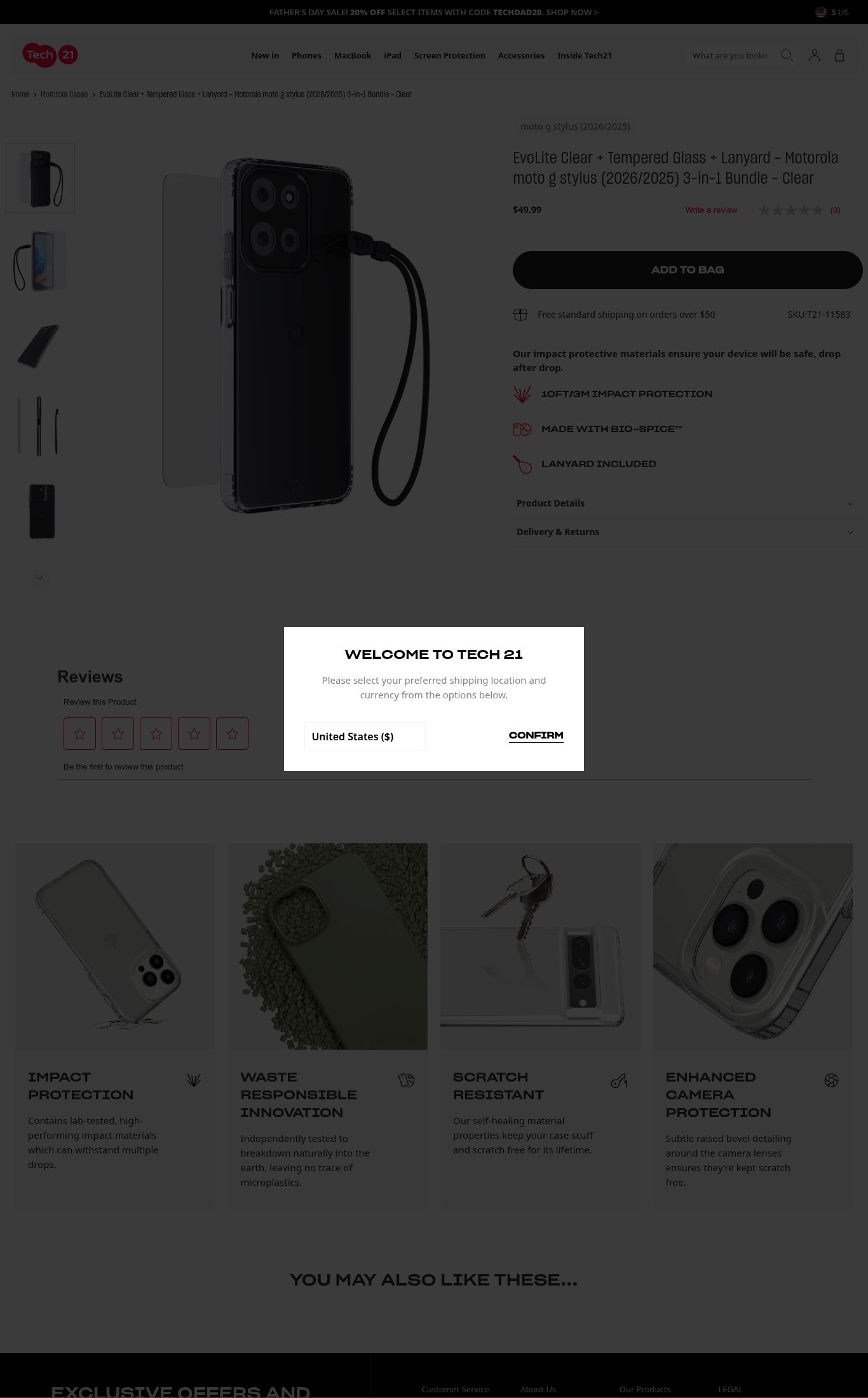 Tech21 Ltd - US page
