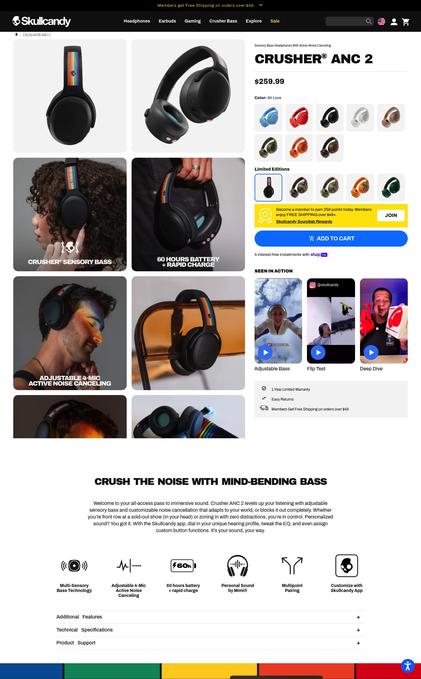 Skullcandy page