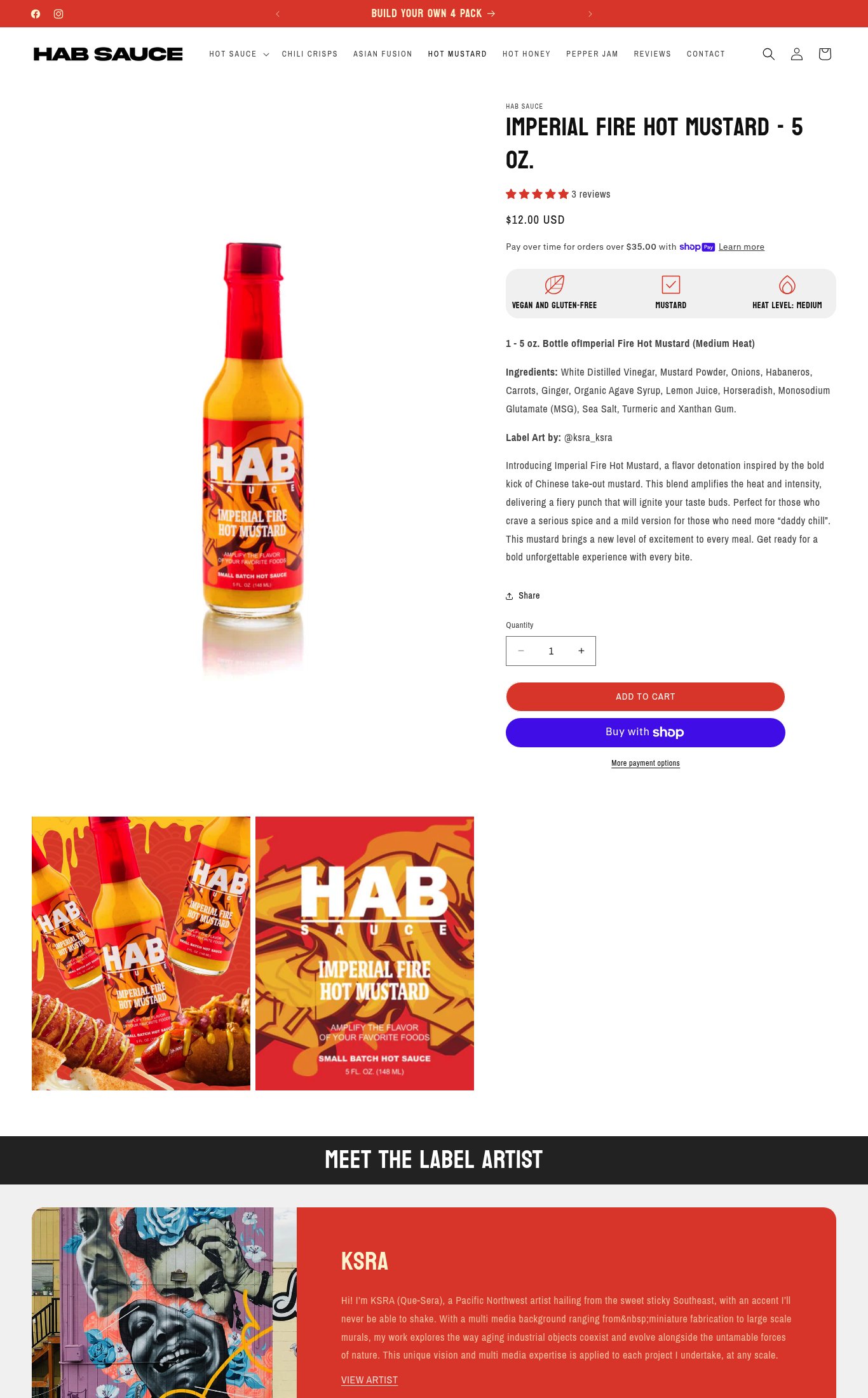 HAB Sauce page