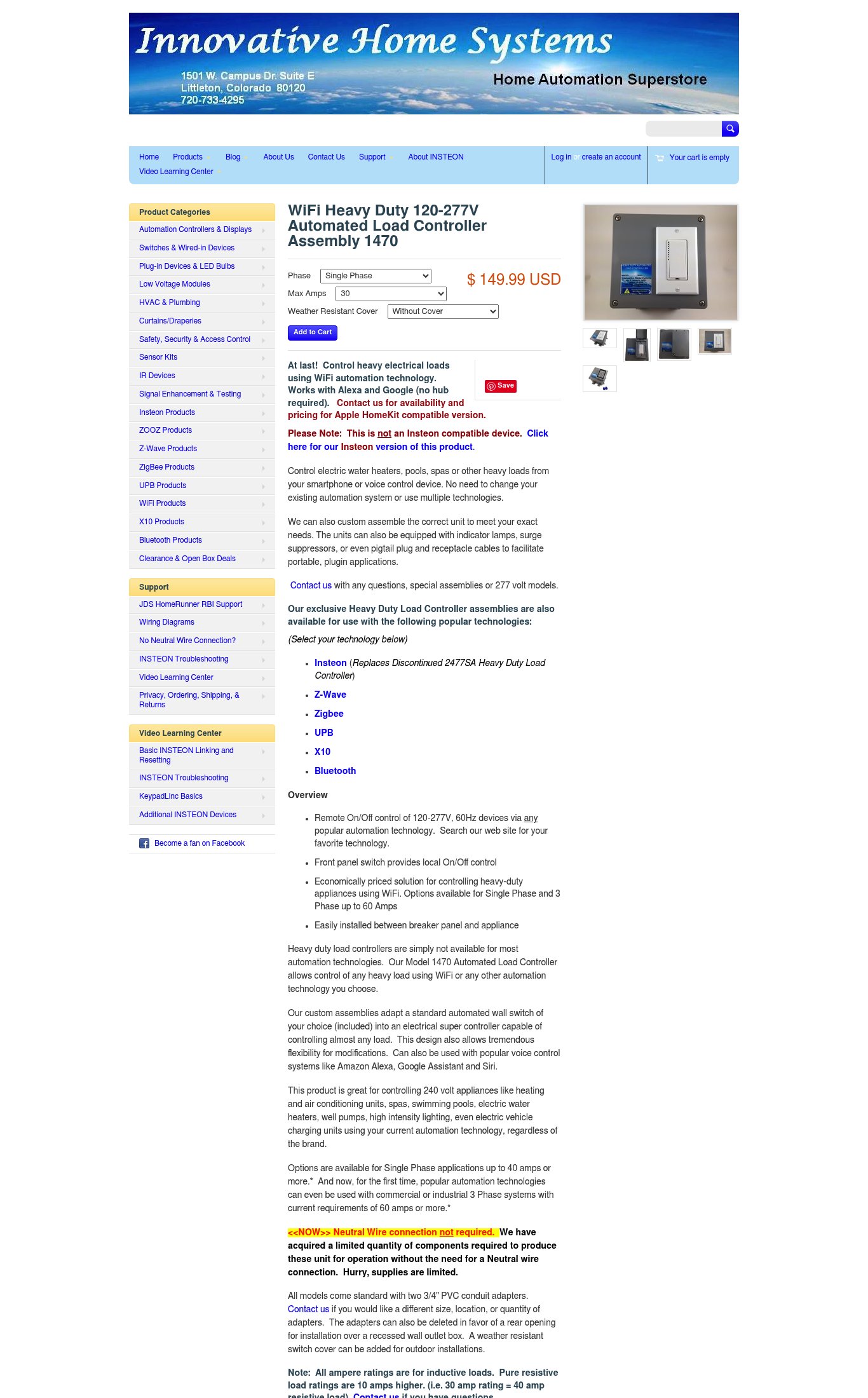 Innovative Home Systems page
