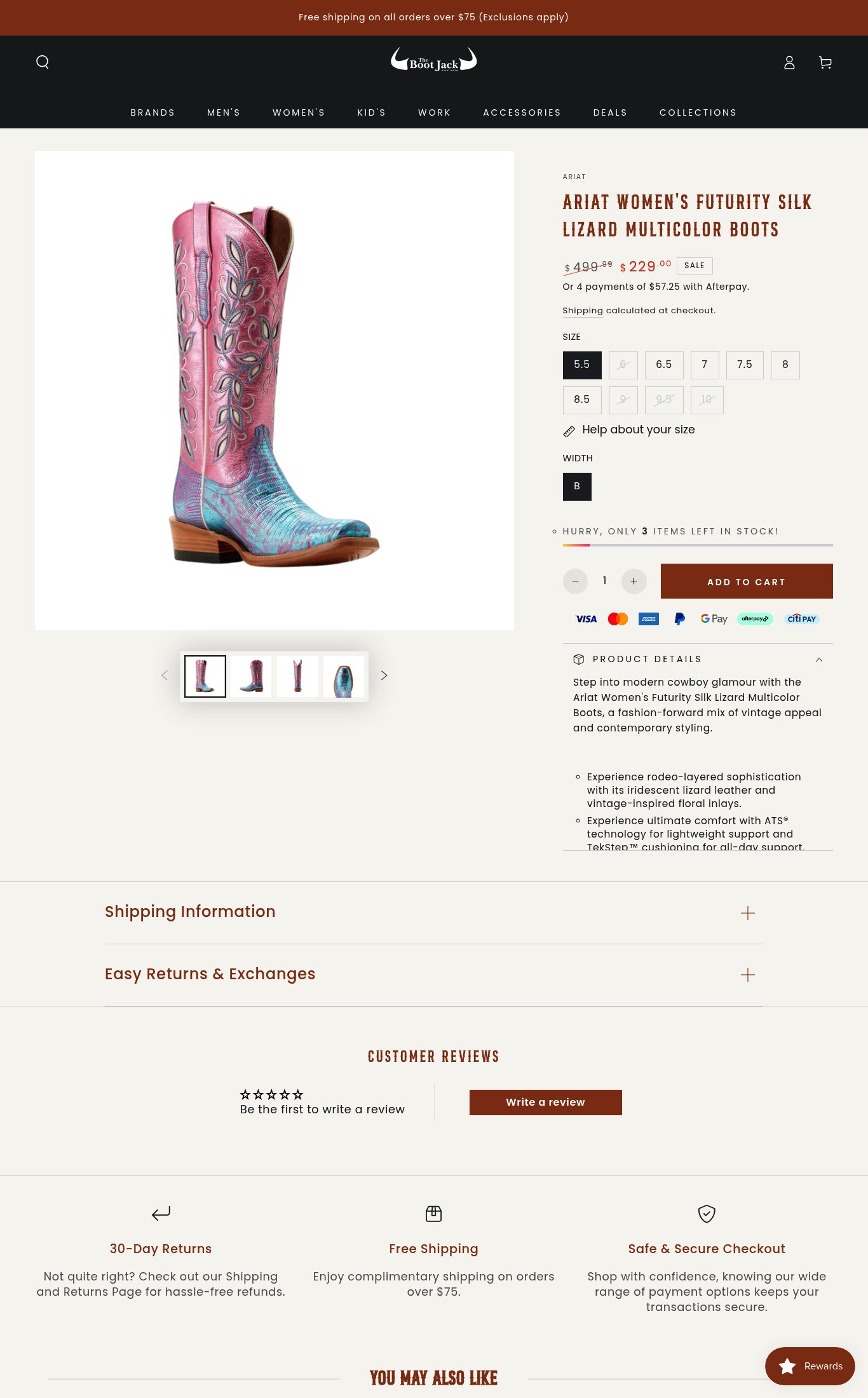 The Boot Jack page