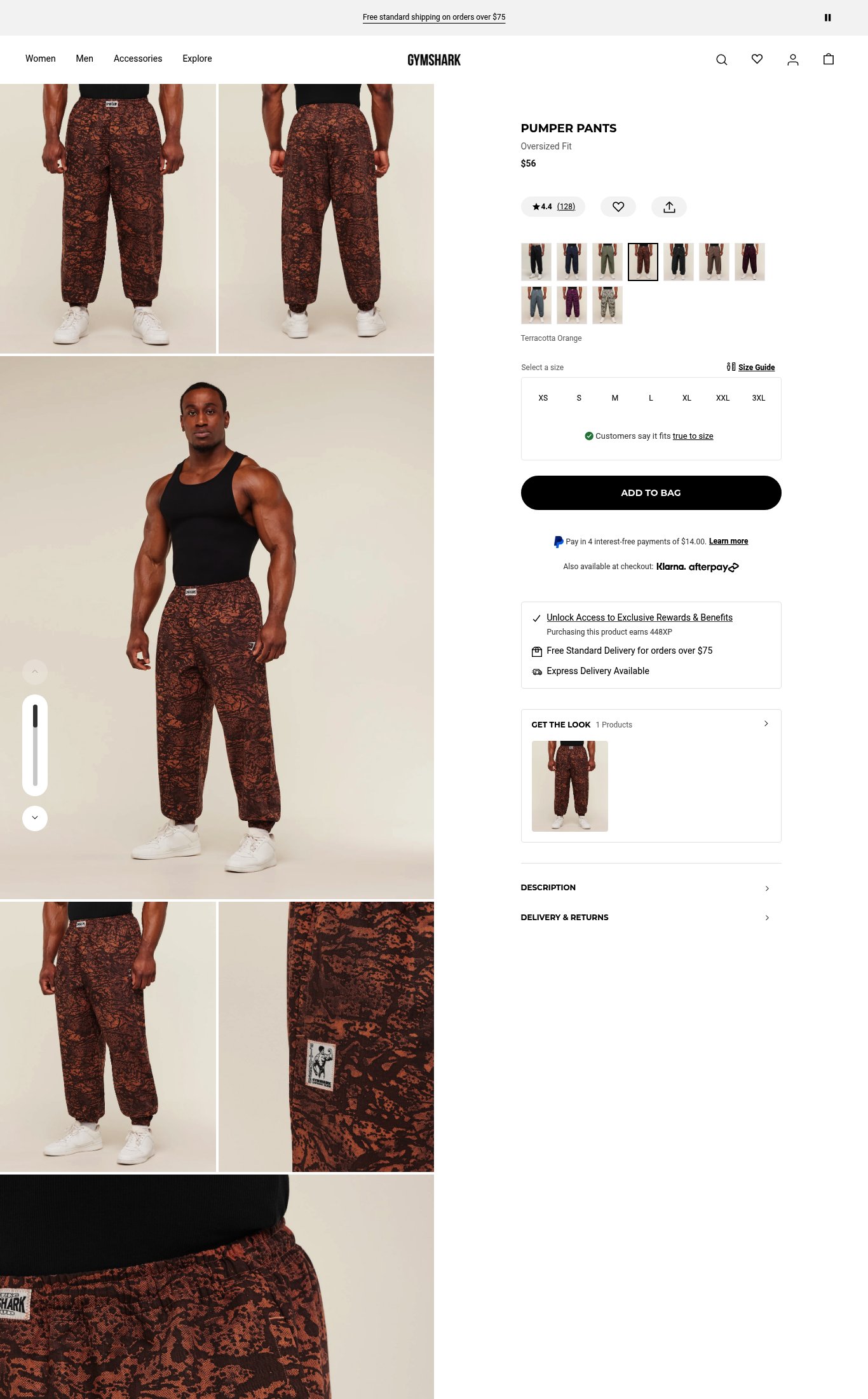 Gymshark page