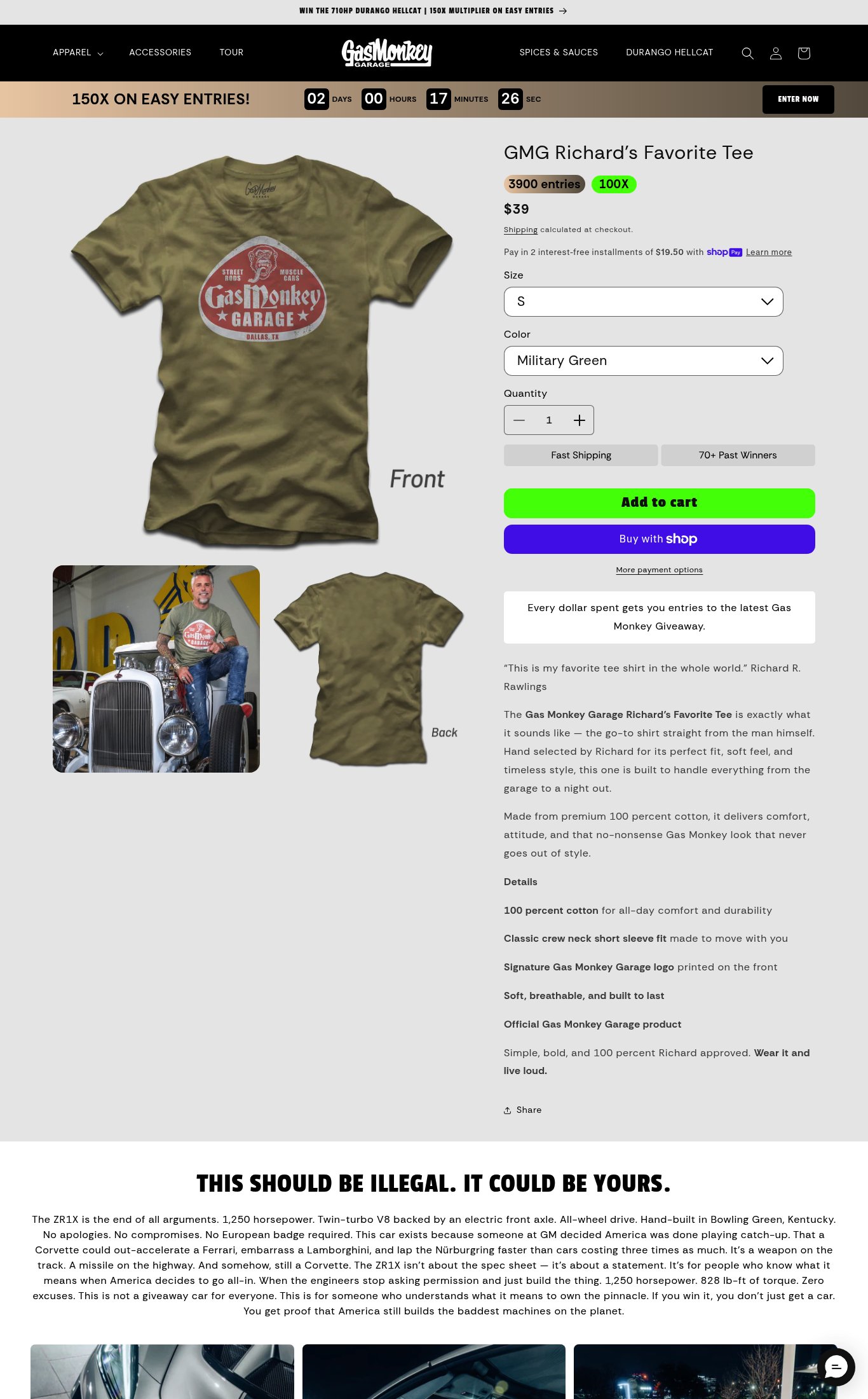 Gas Monkey Garage page