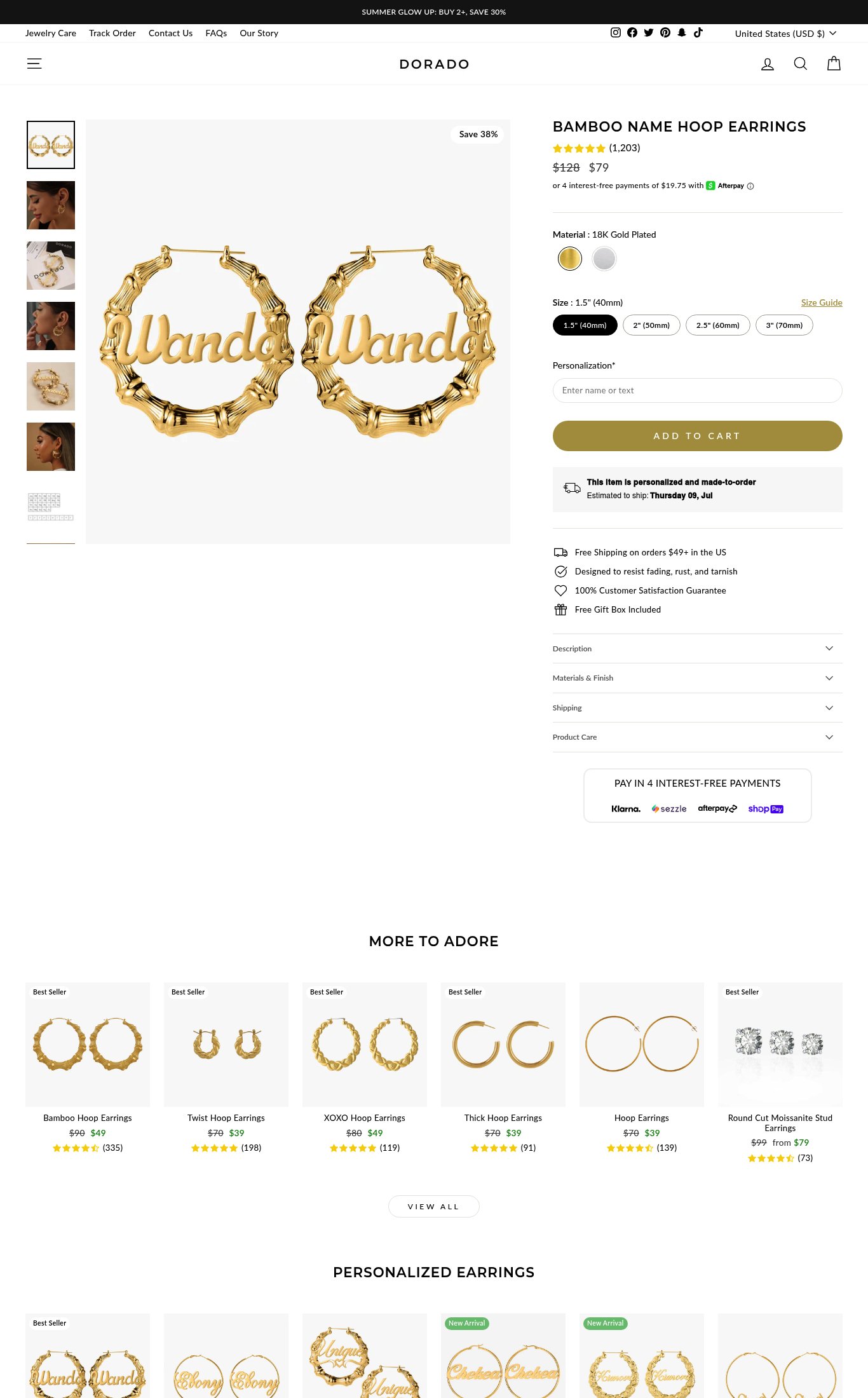 DORADO page