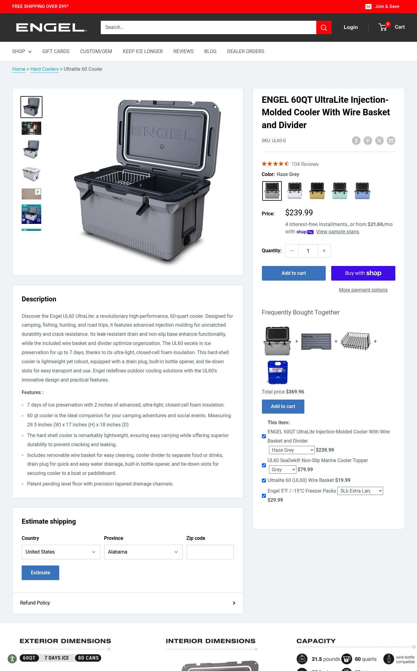 Engel Coolers page