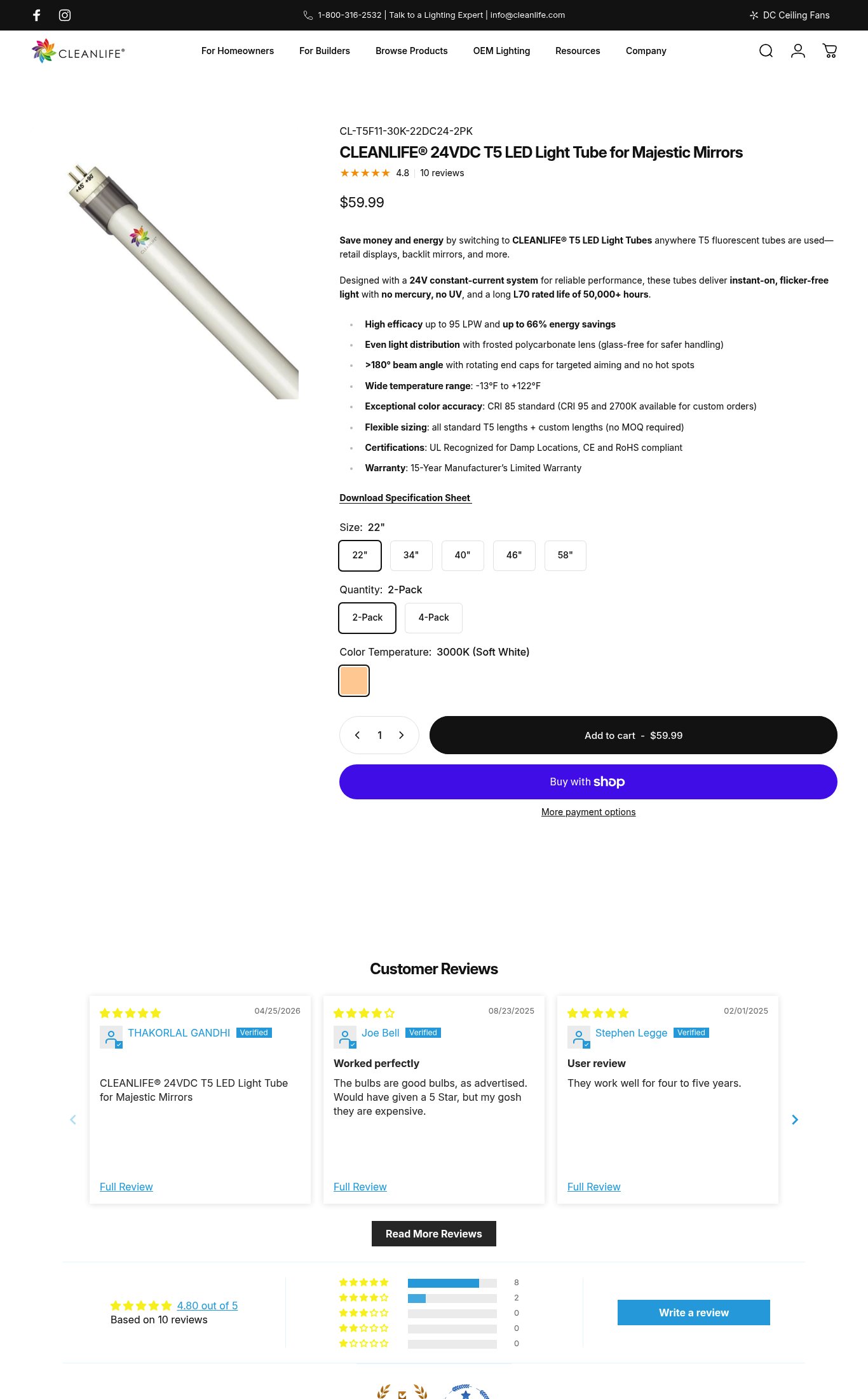 CLEANLIFE page