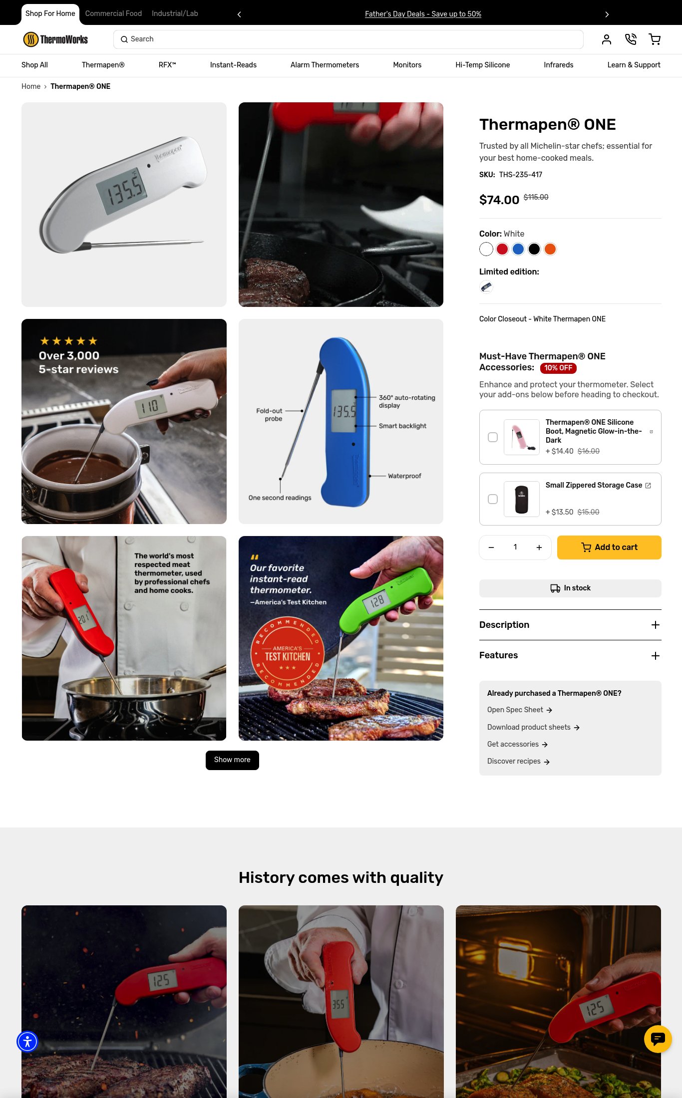 ThermoWorks page