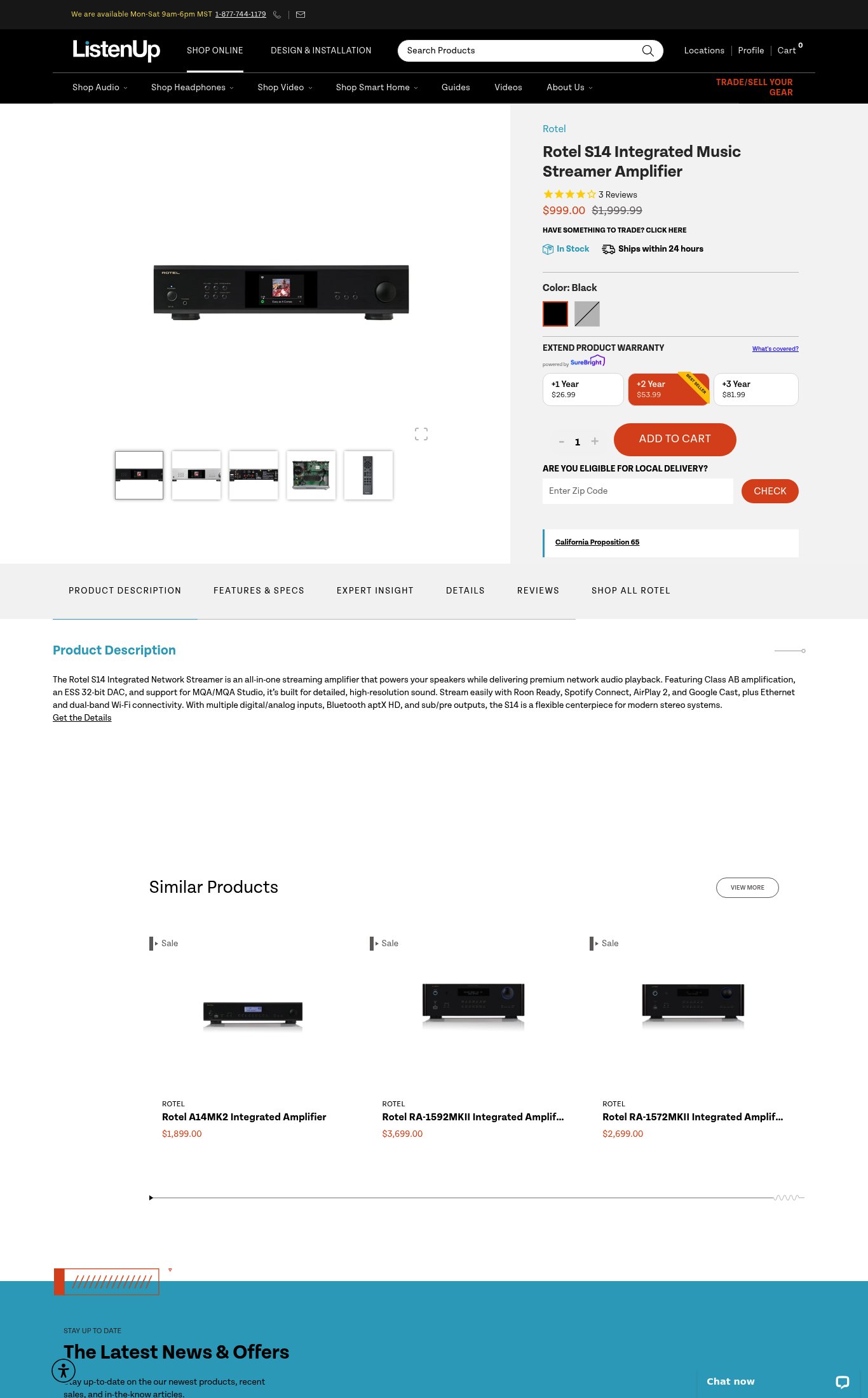 ListenUp page