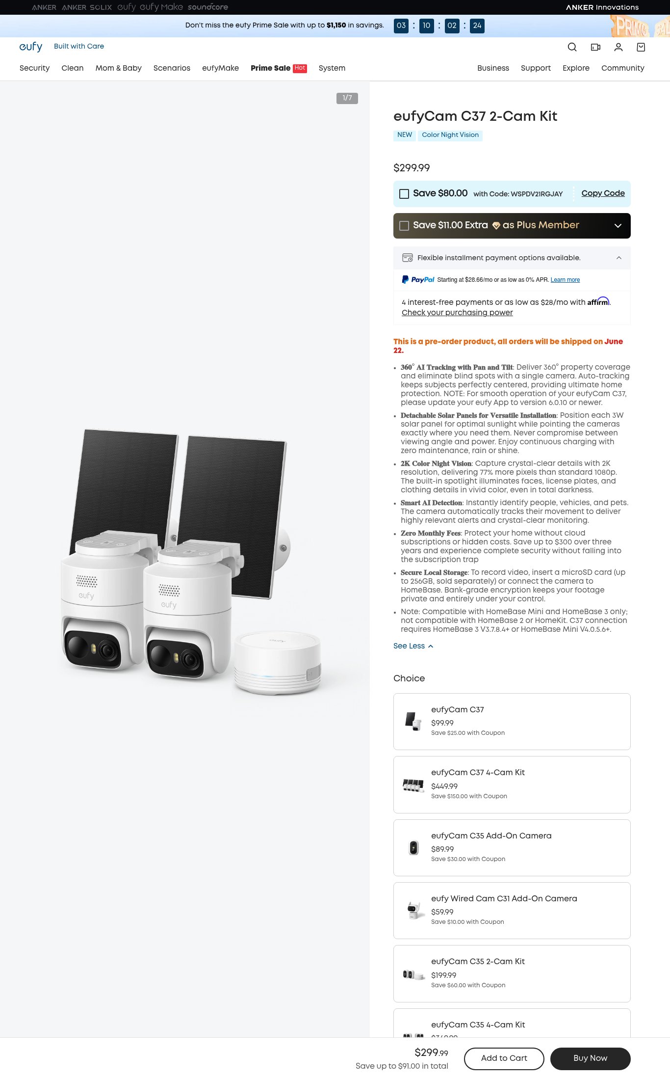 eufy page