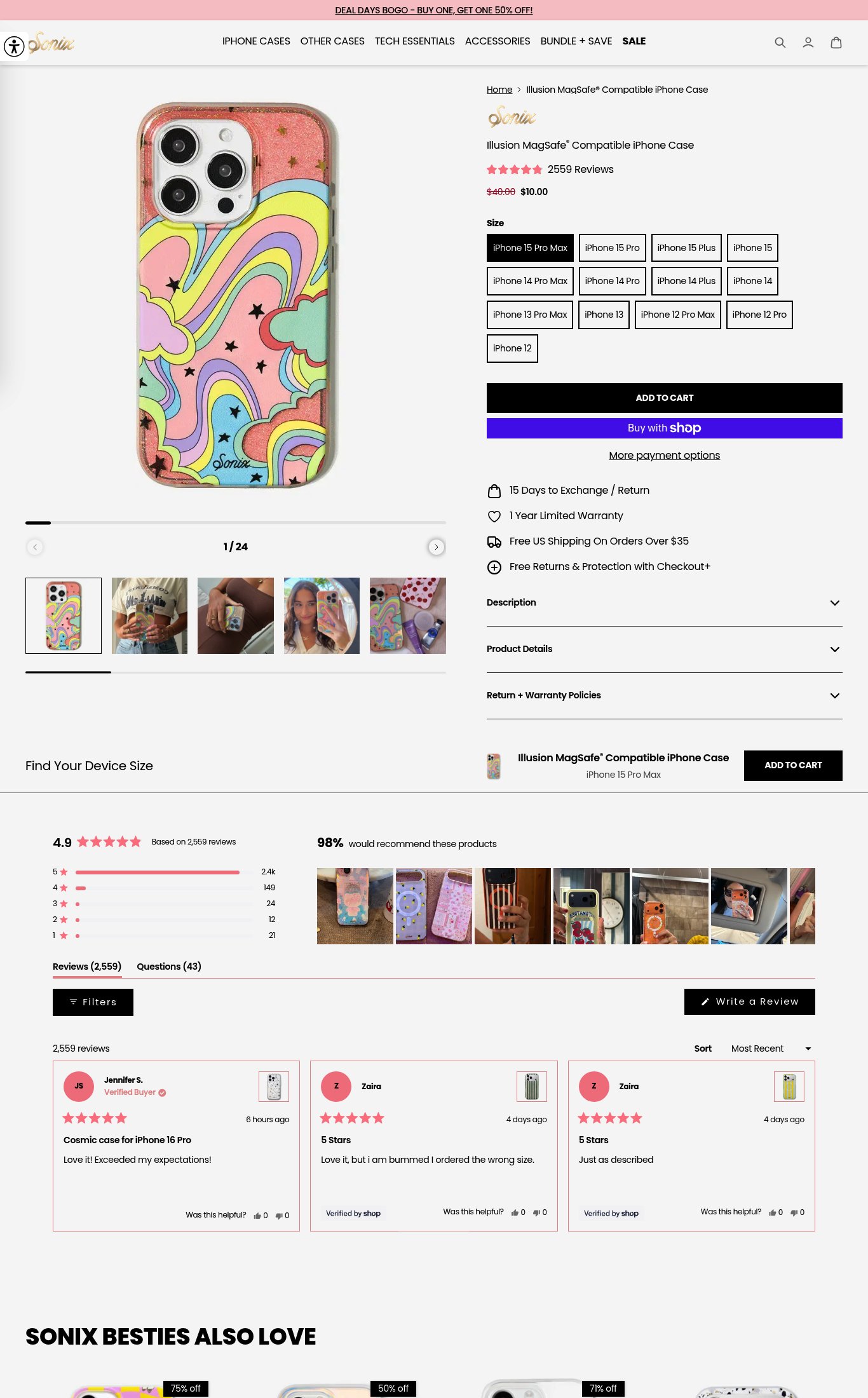 Sonix page