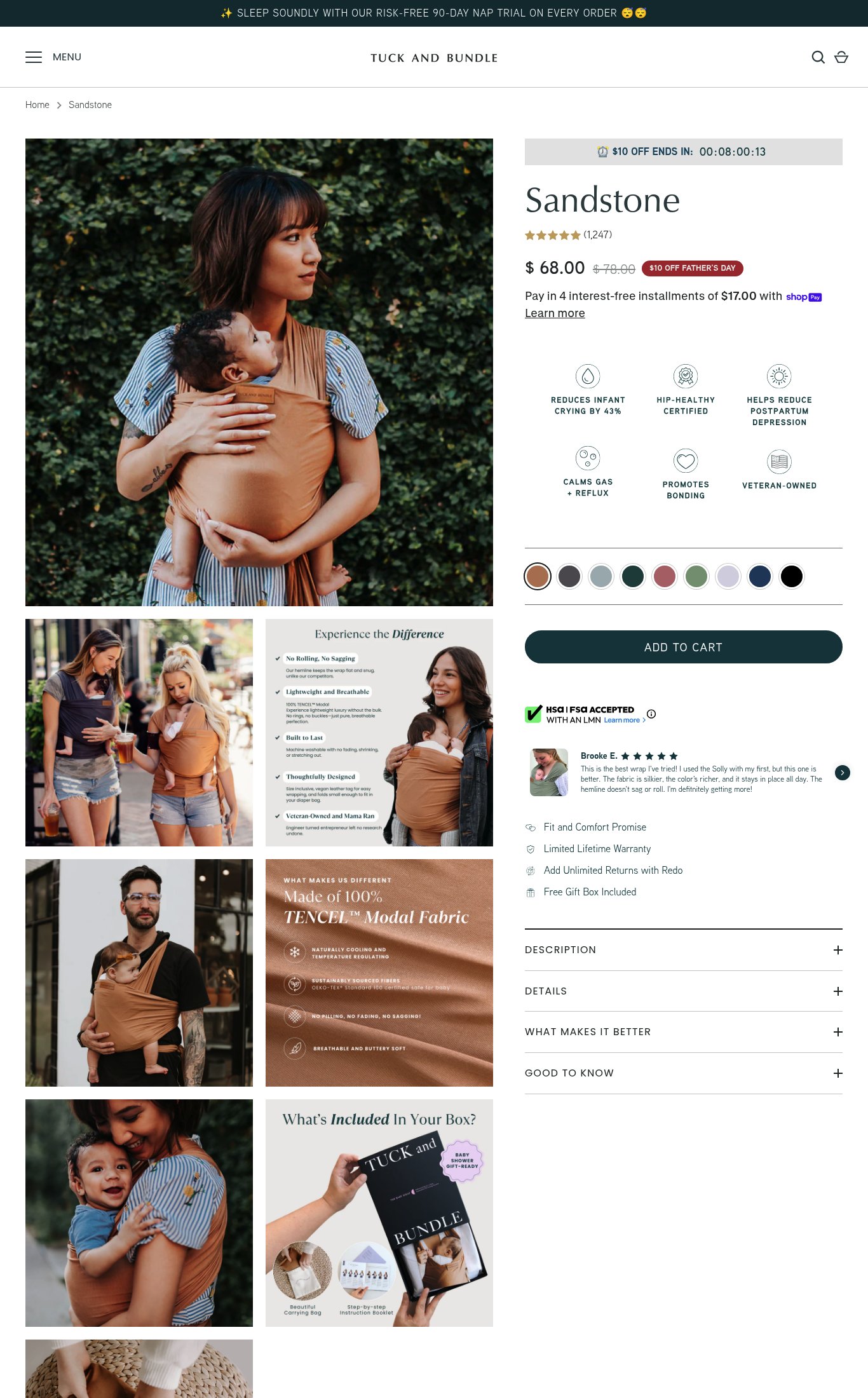 Tuck and Bundle page