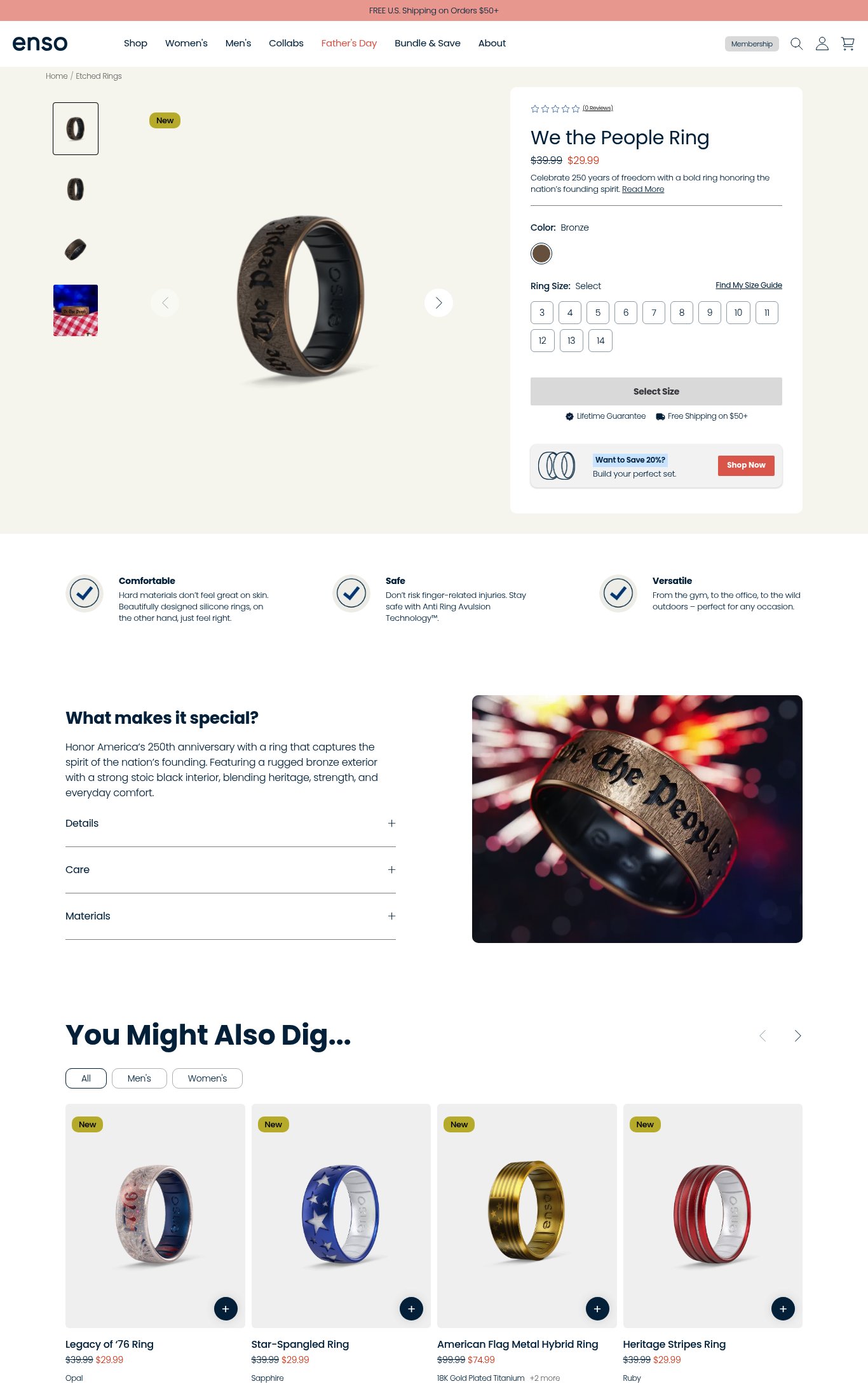 Enso Rings page