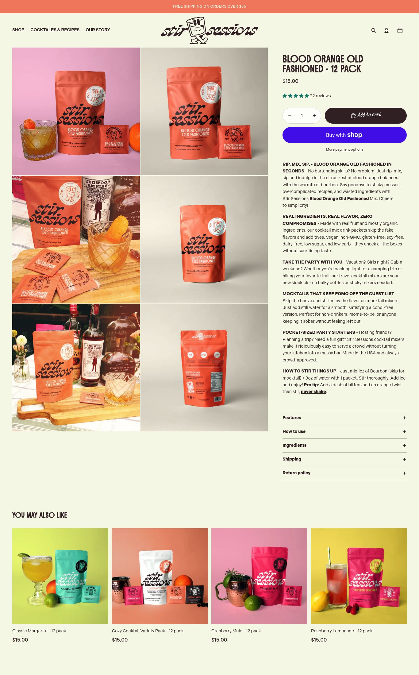 Stir Sessions page