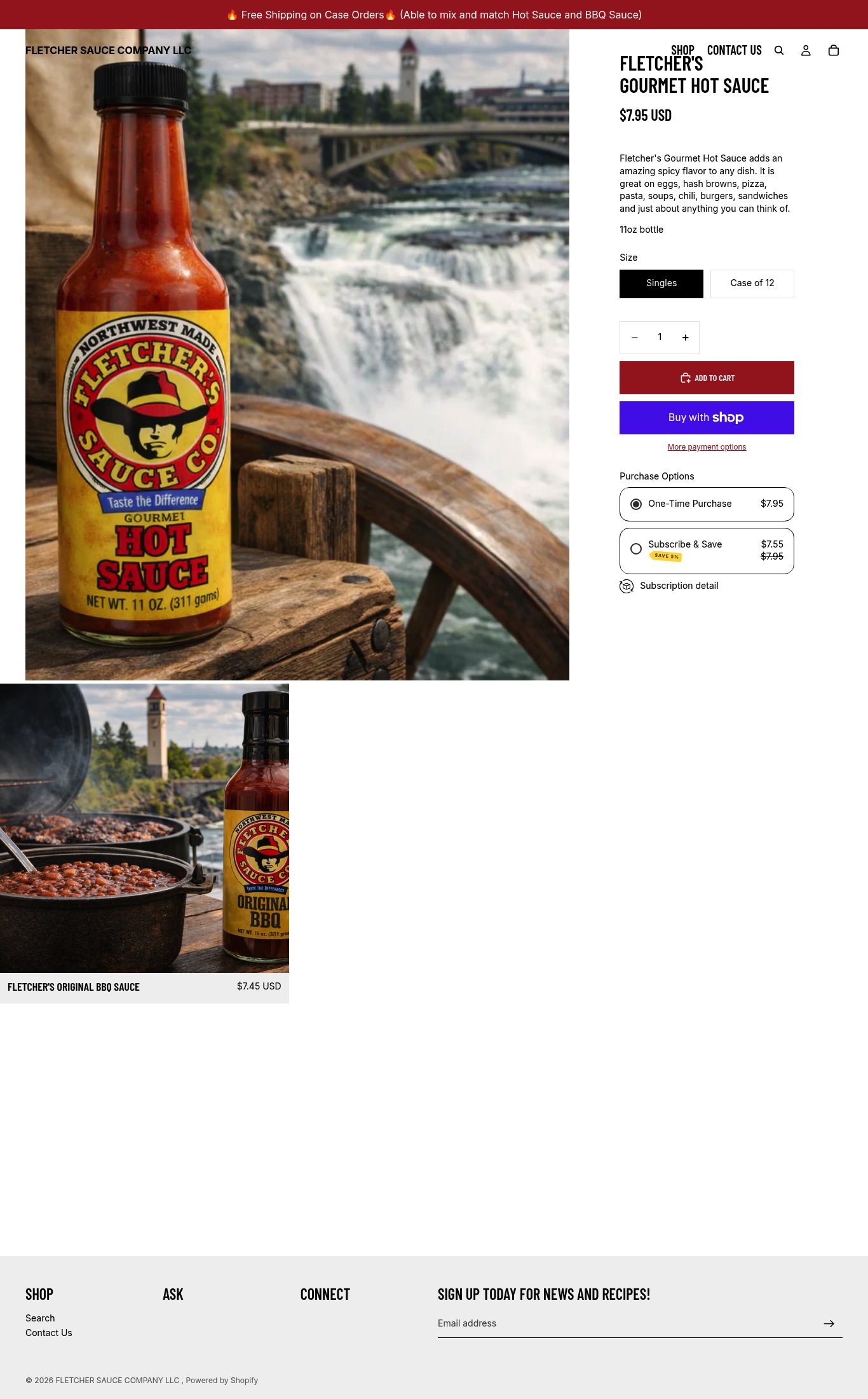 Fletcher Sauce Company LLC page