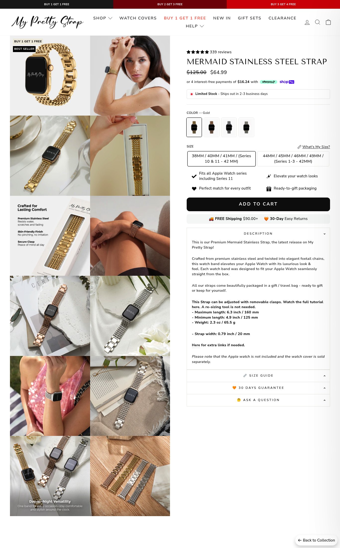 My Pretty Strap (Pretty Straps™) page
