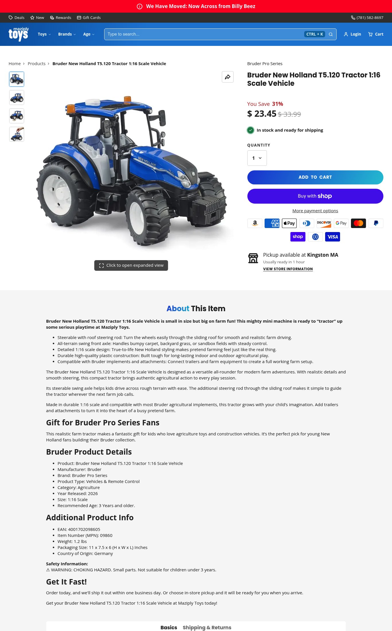 Maziply Toys page