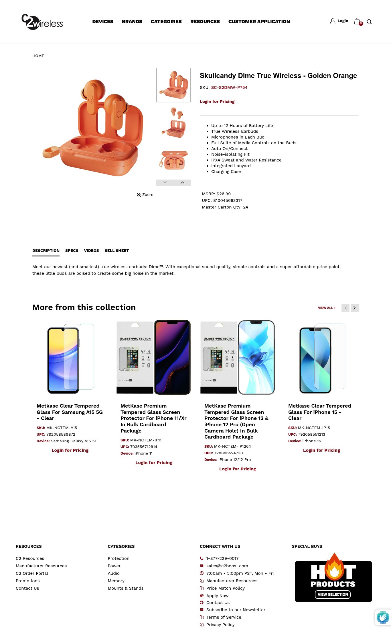 C2 Wireless - Boost (C2Boost) page