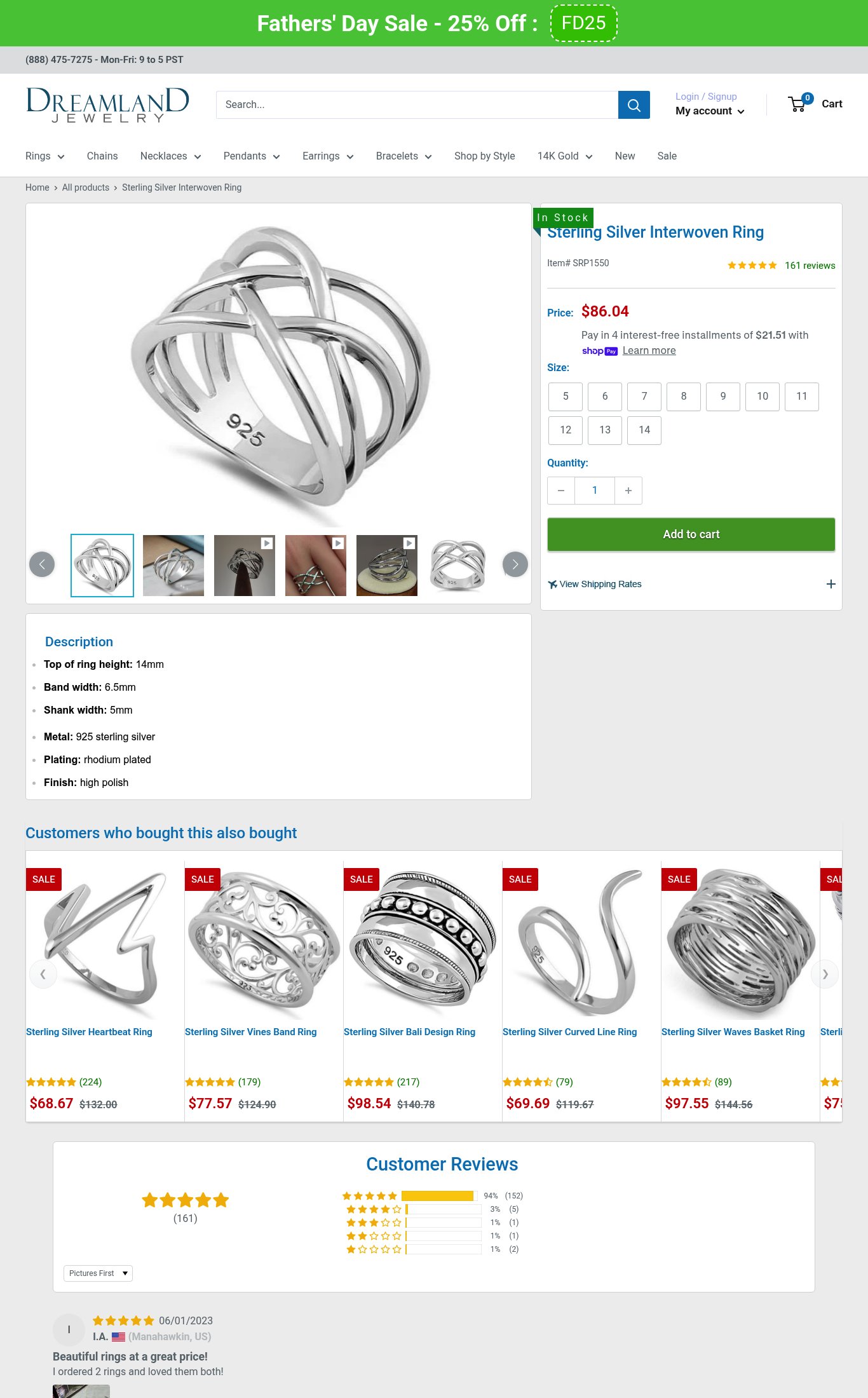 Dreamland Jewelry page