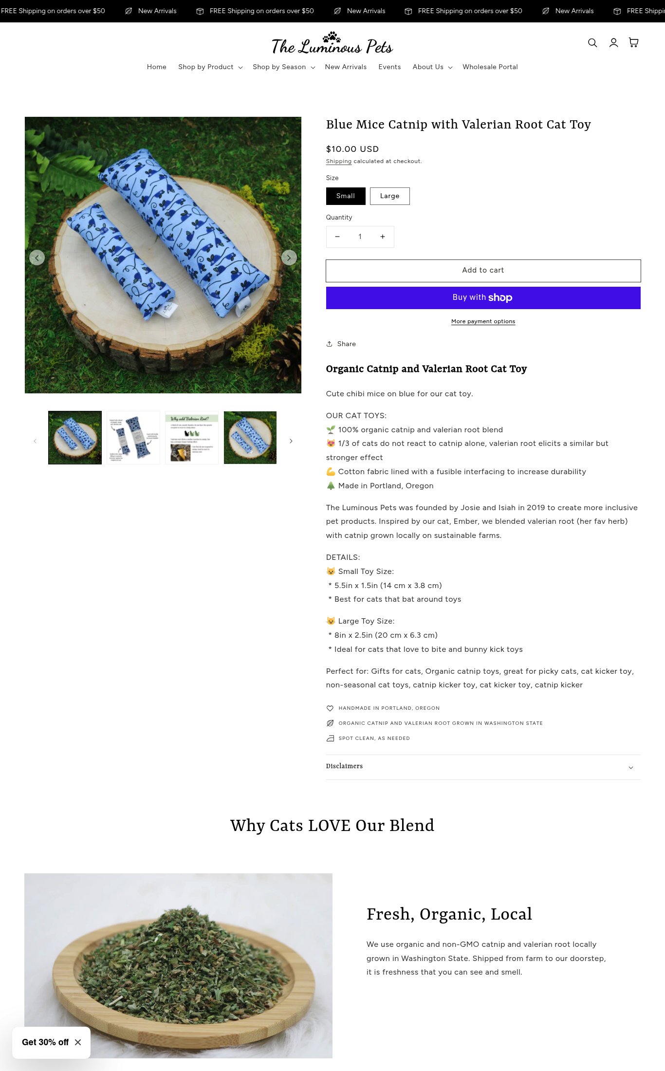 The Luminous Pets page