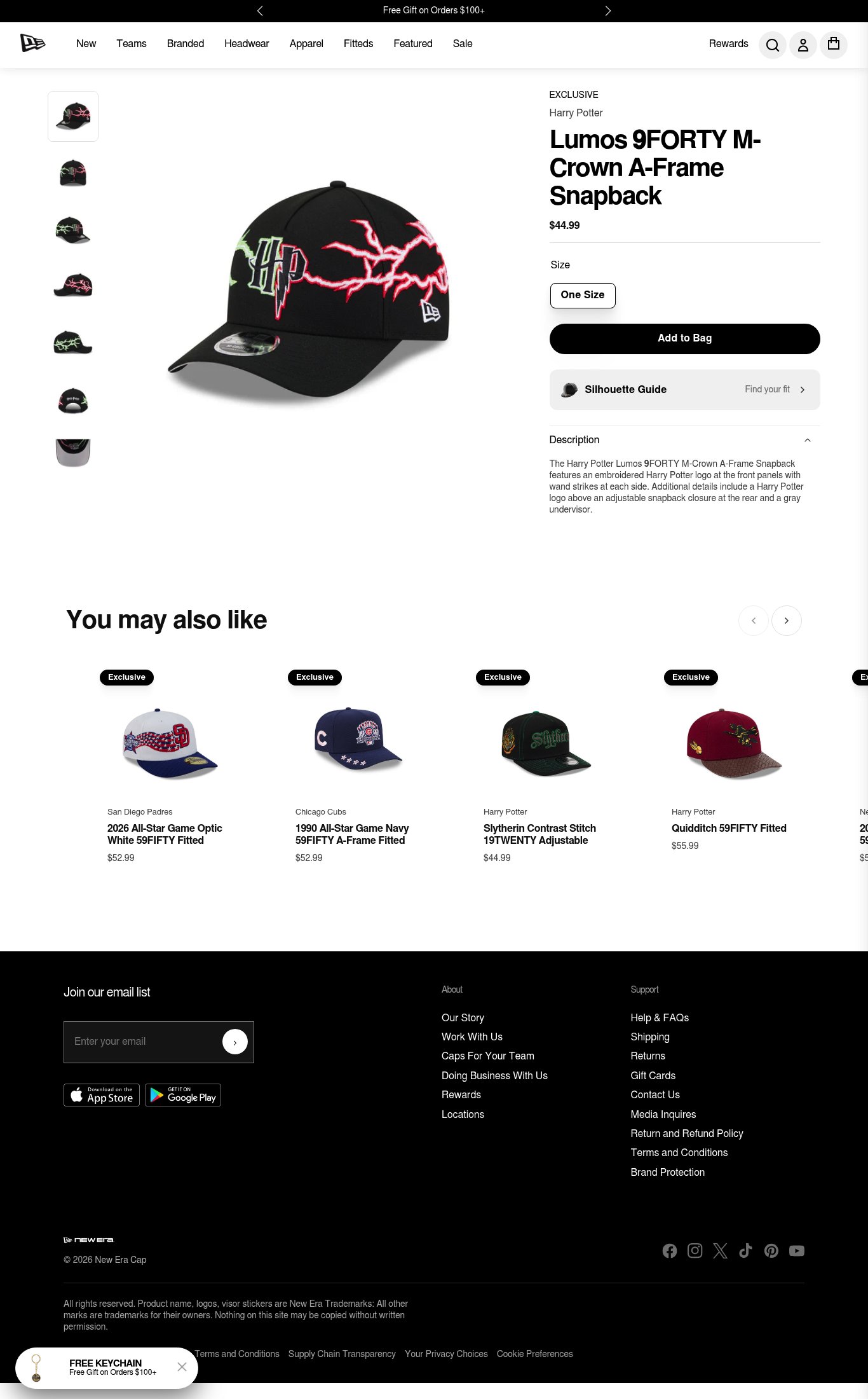 New Era Cap page