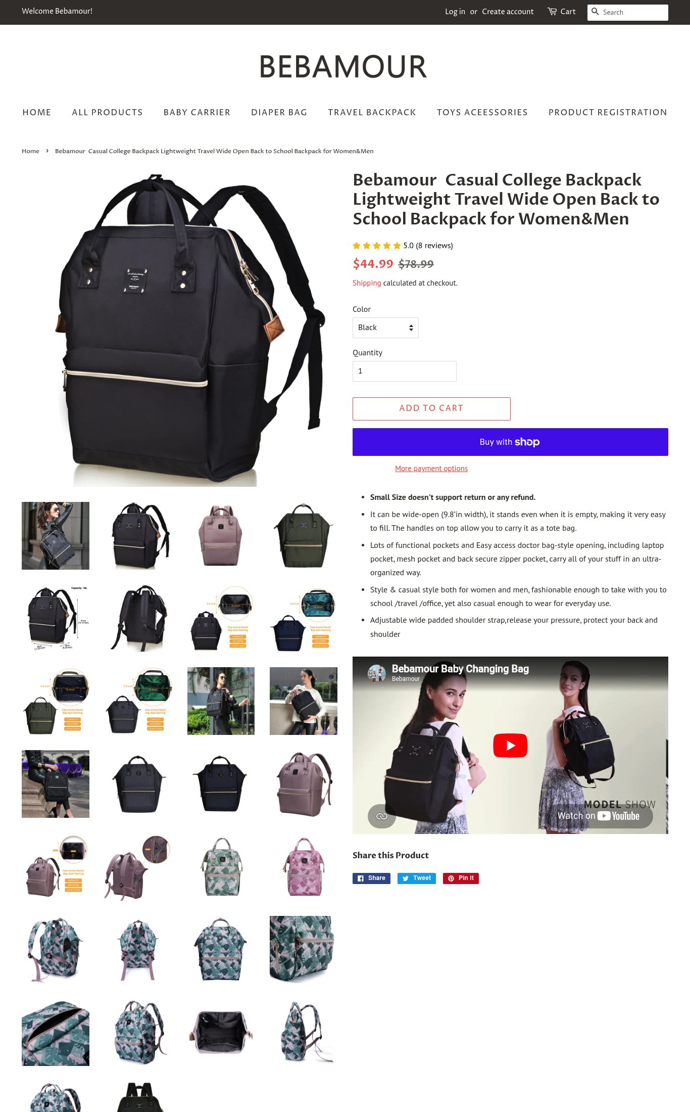Bebamour page