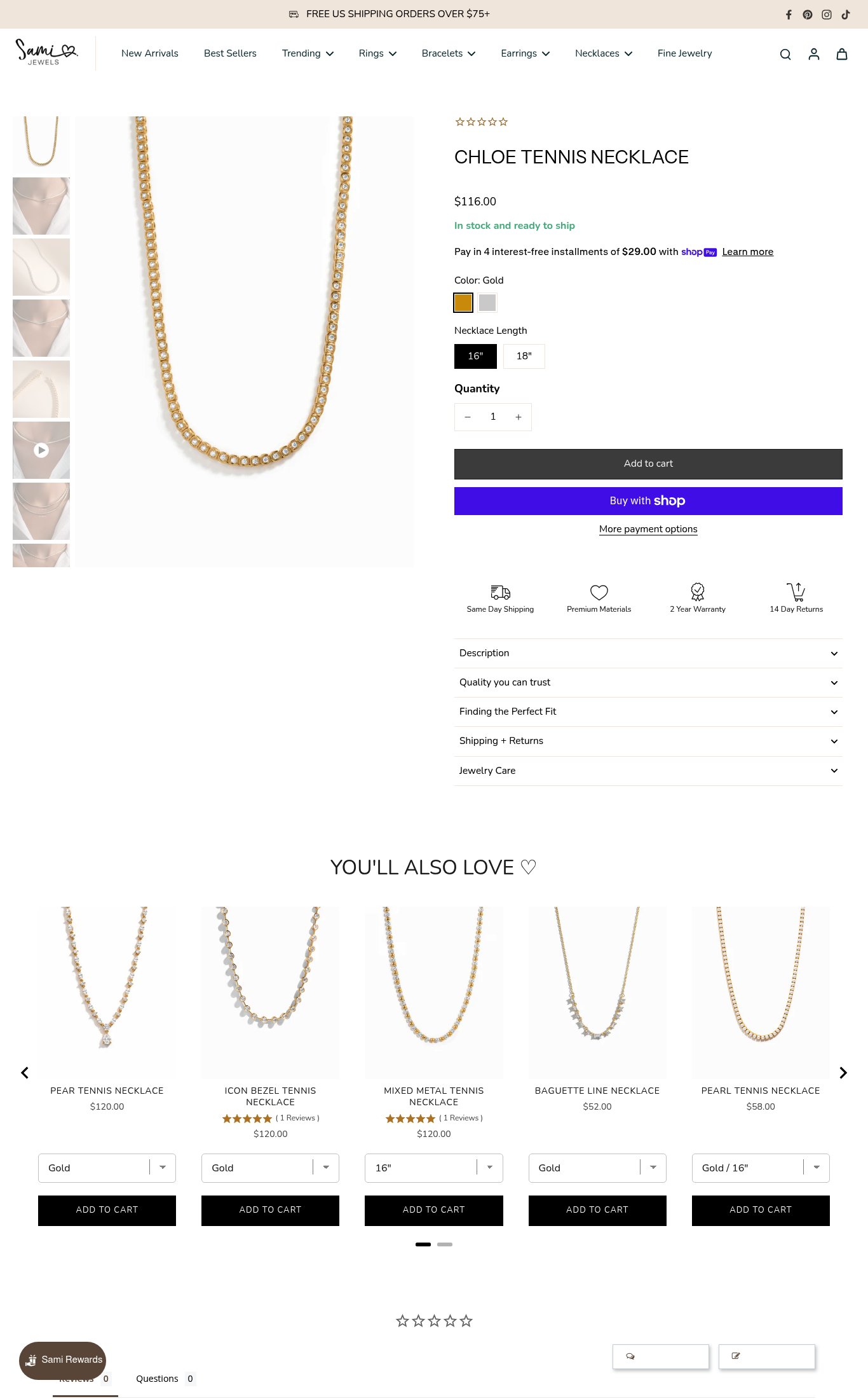 Sami Jewels page