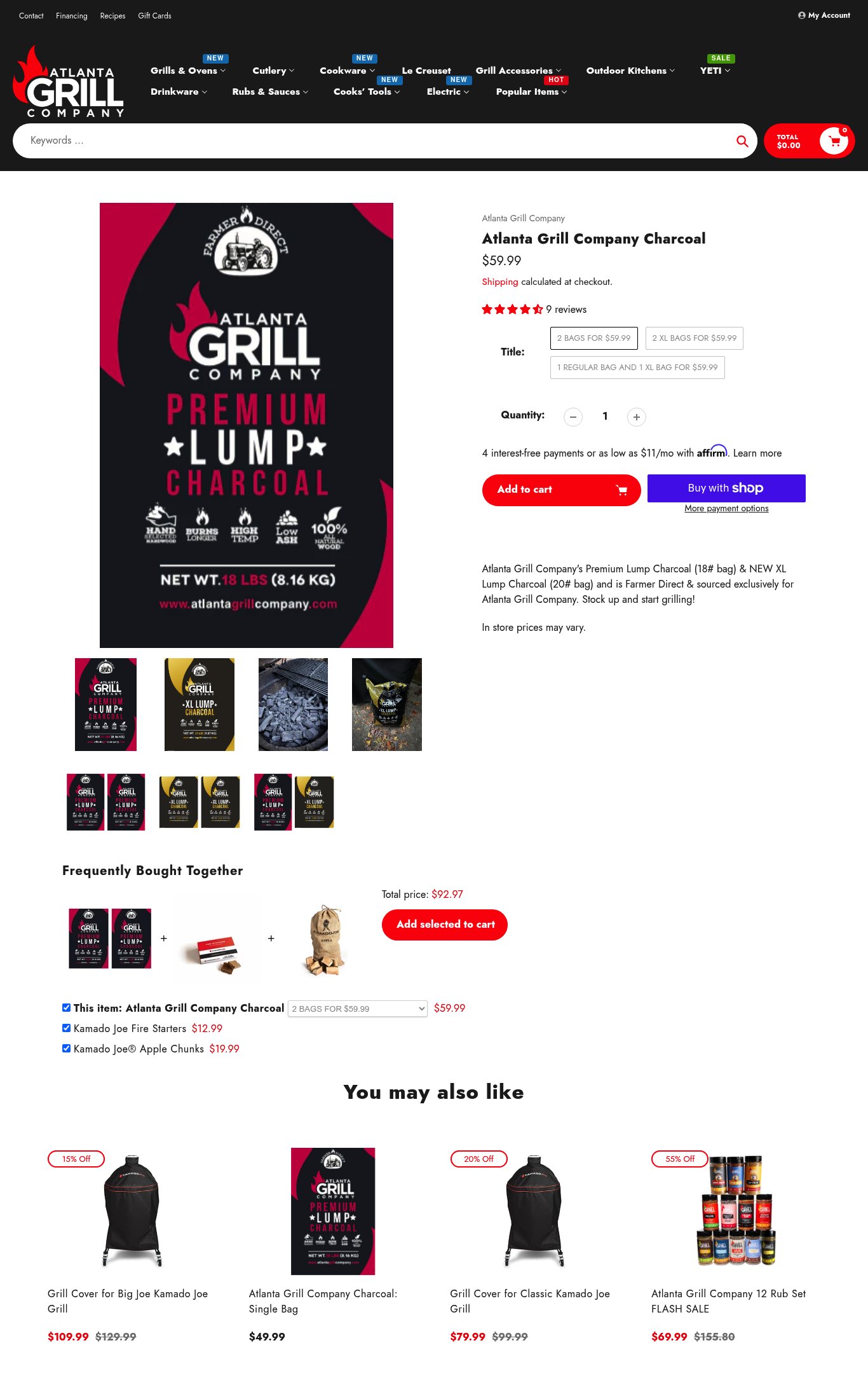 Atlanta Grill Company page