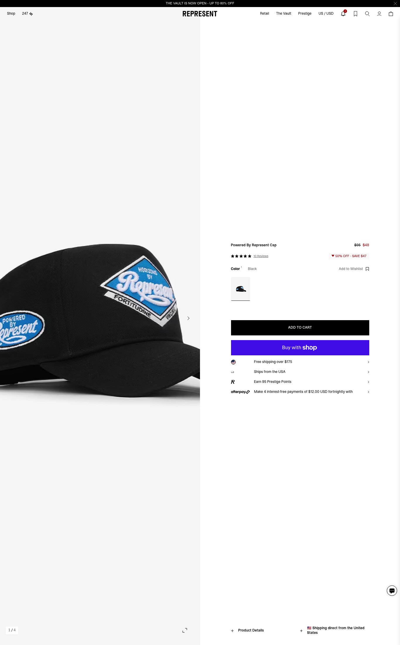 REPRESENT page