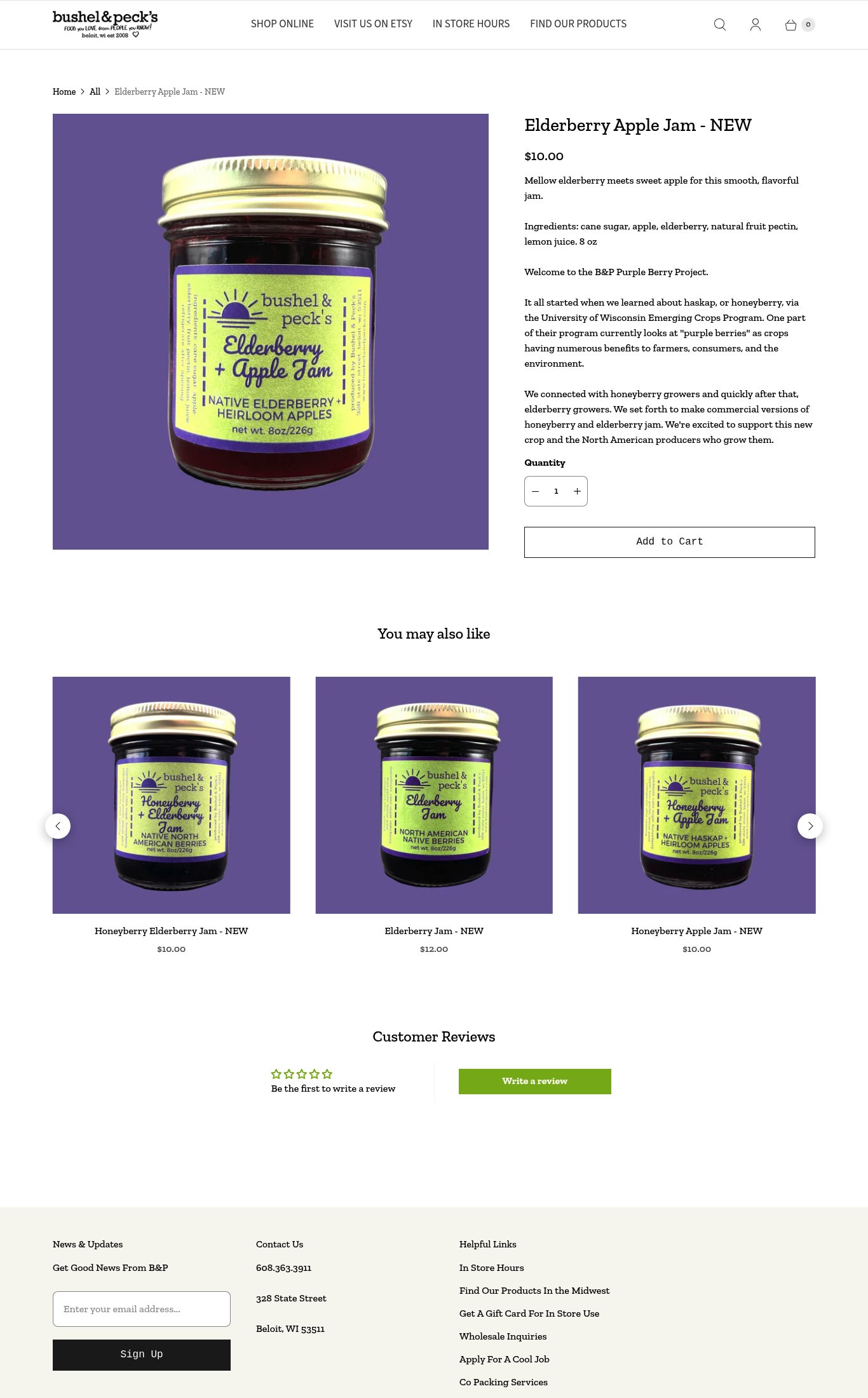 Bushel & Peck's page