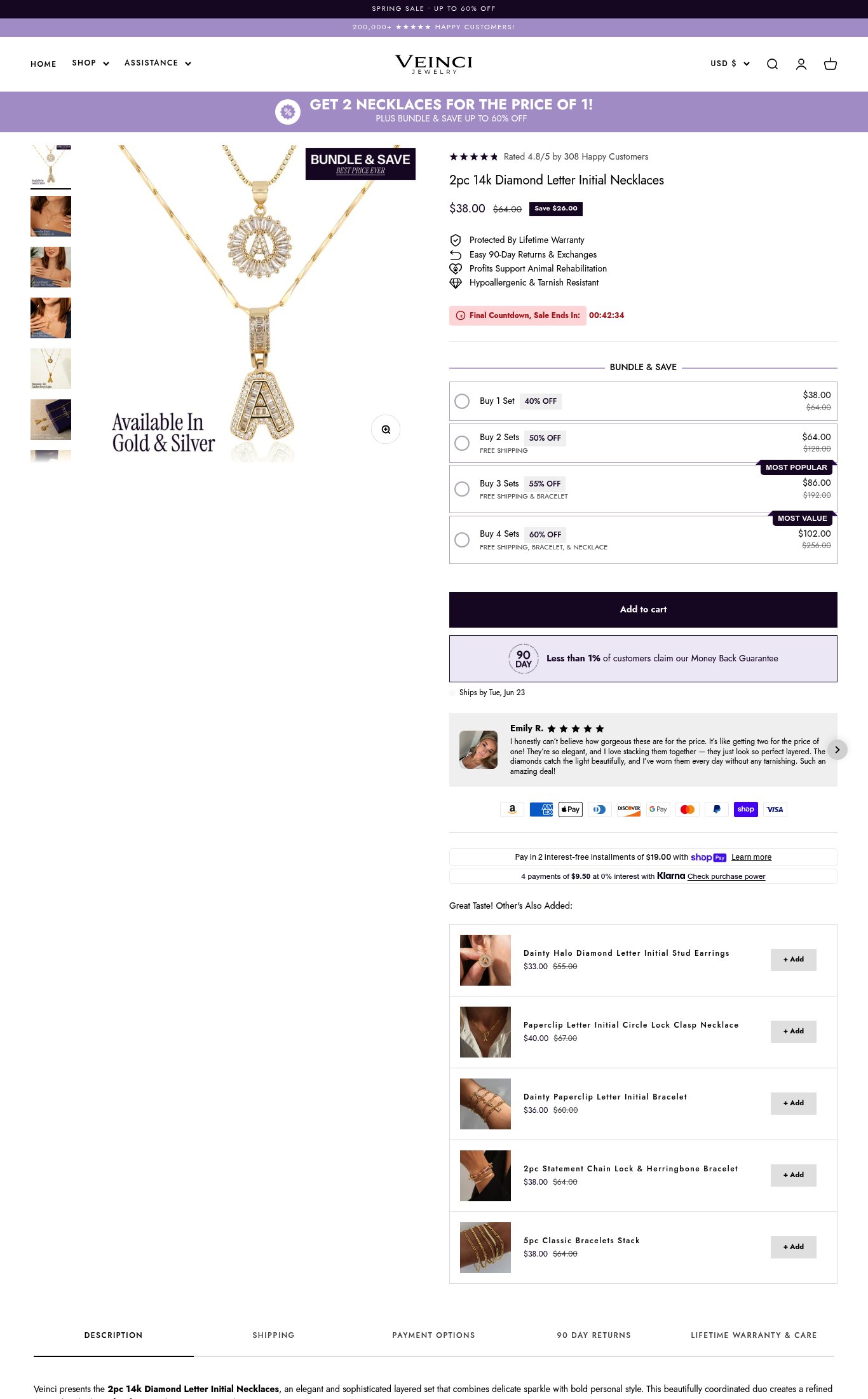 Veinci page