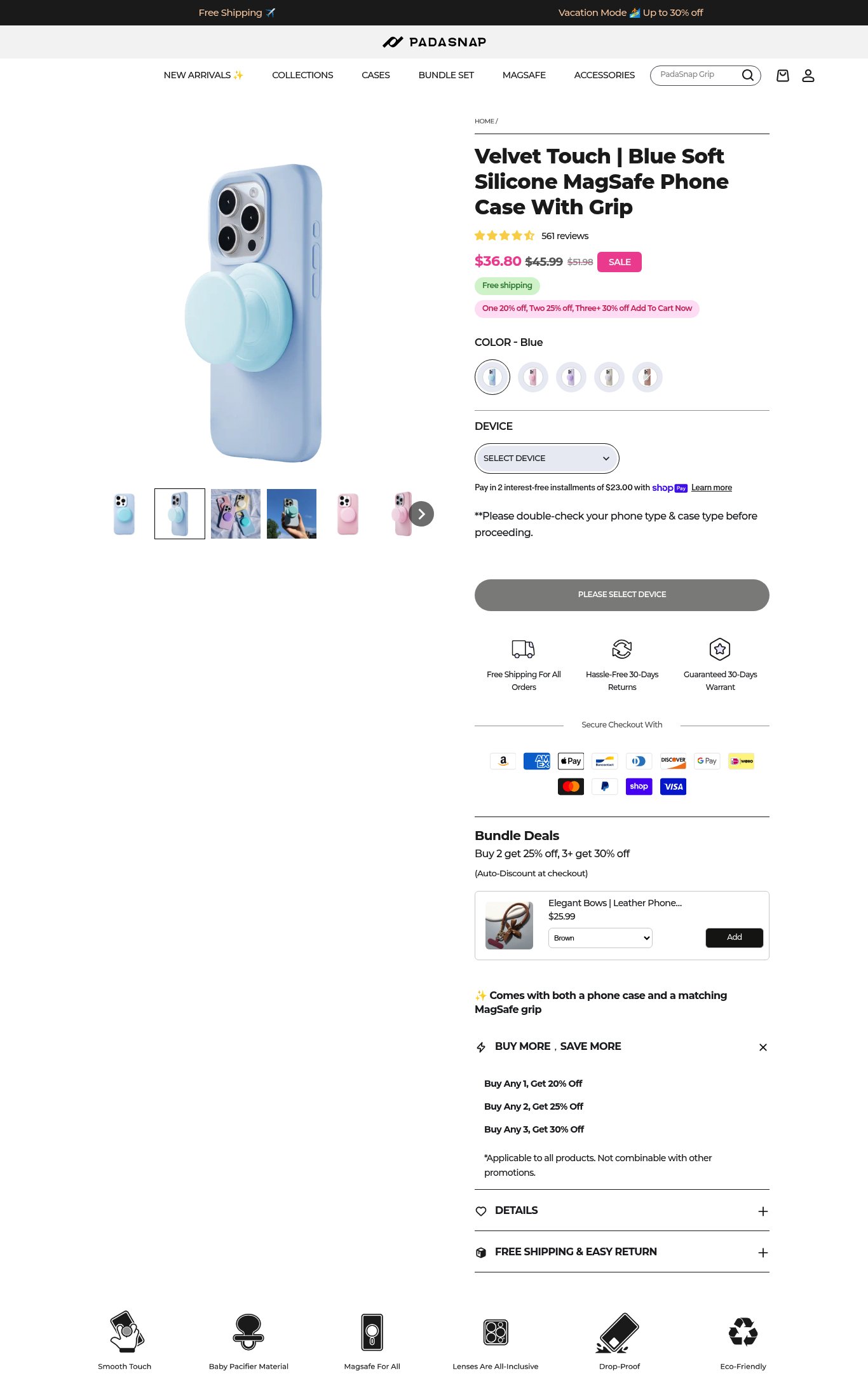 PadaSnap page