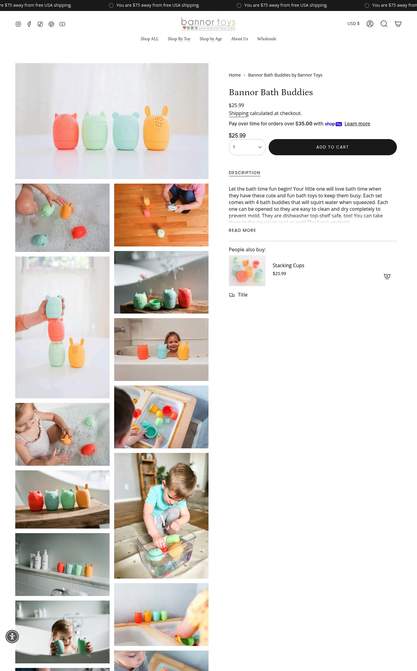 Bannor Toys page