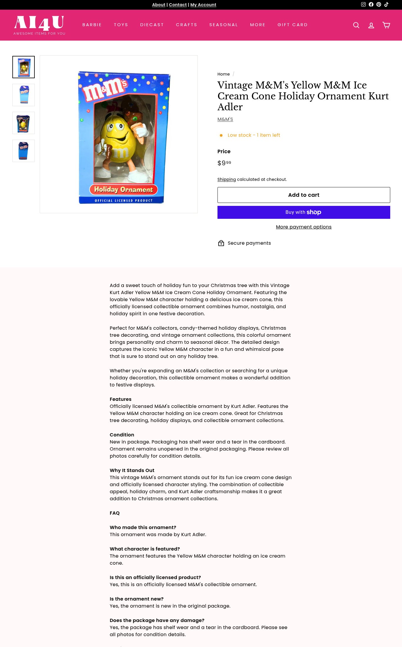 AI4U (awesomeitems4u.com) page