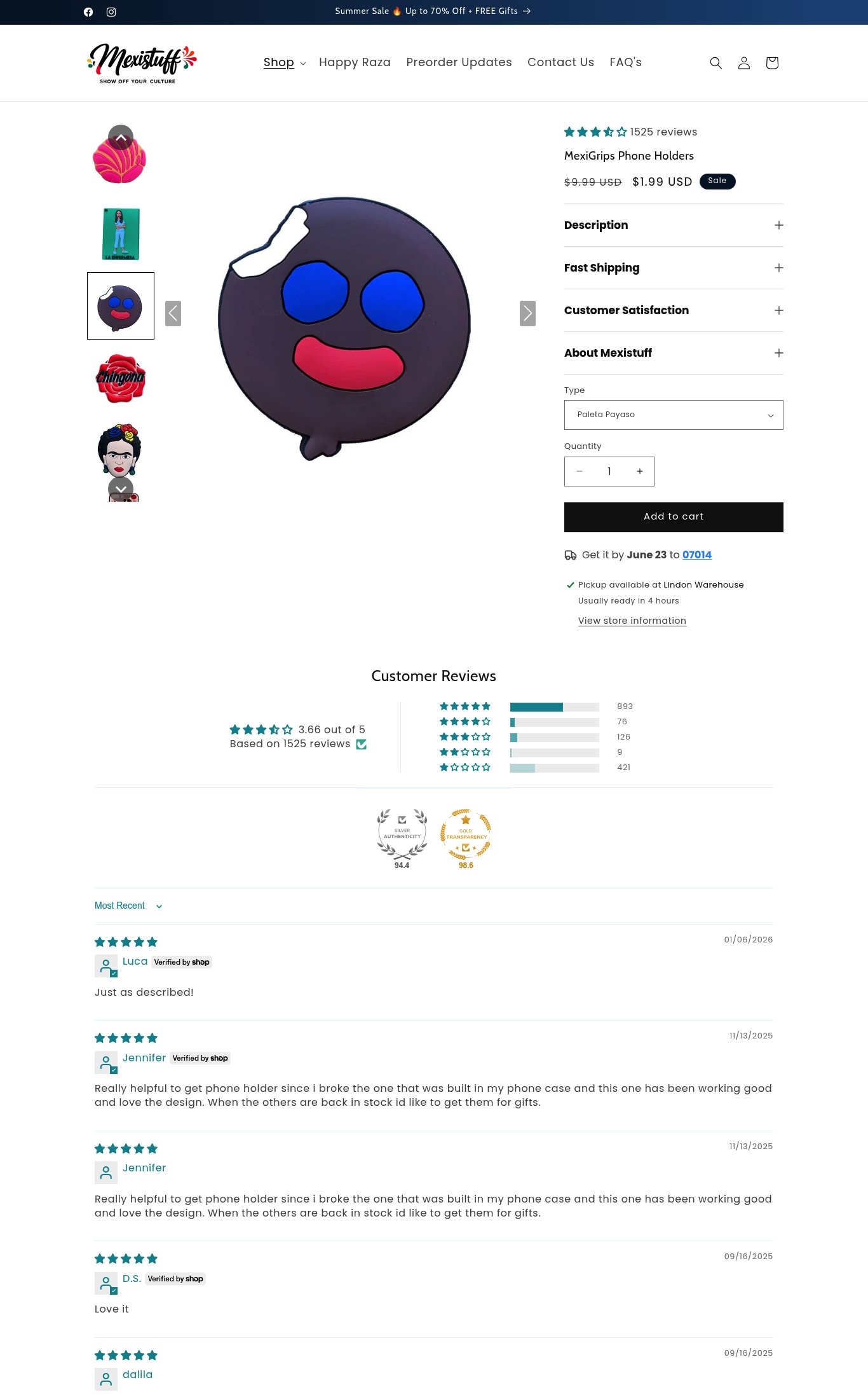 MexiStuff page