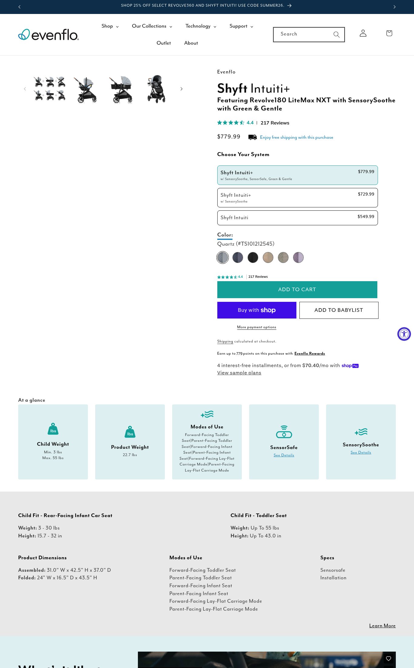 Evenflo page