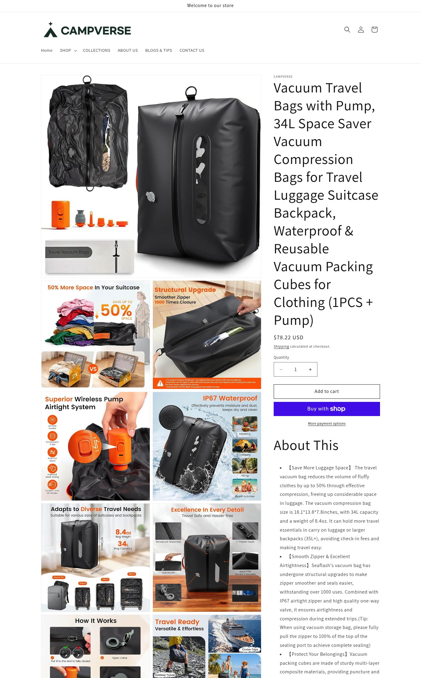 Campverse page
