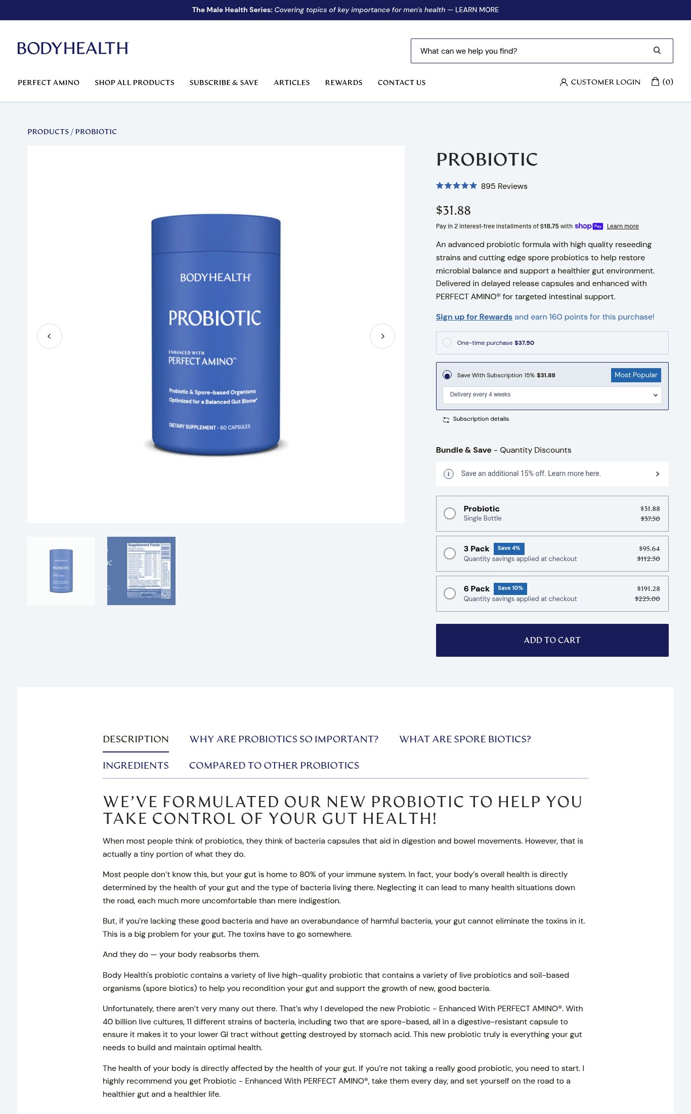 BodyHealth page